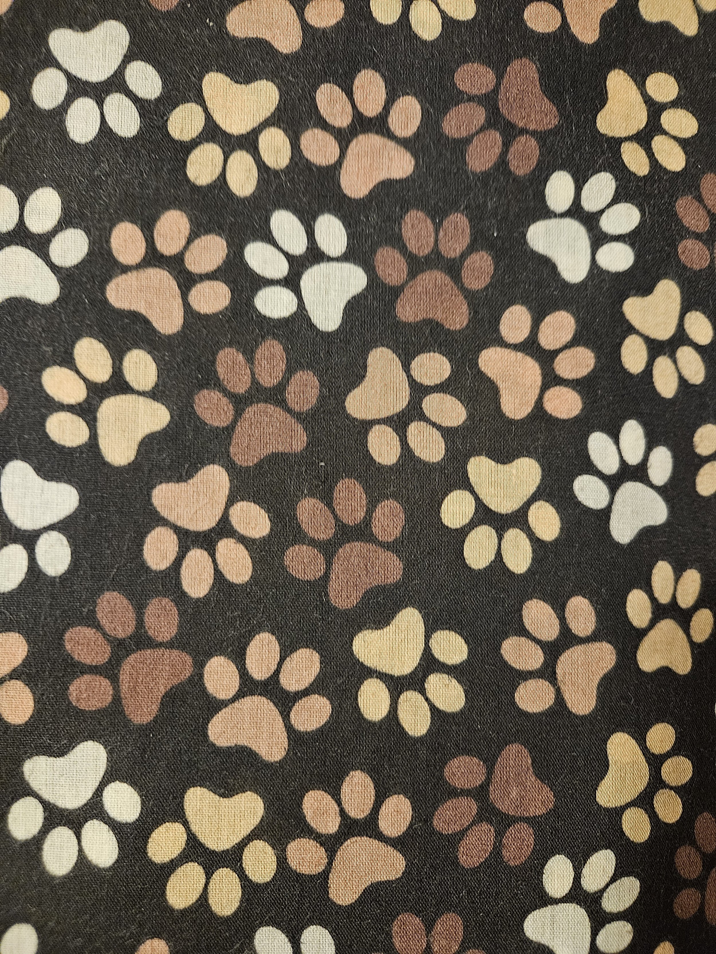 PAW PRINT POLYCOTTON BANDANA