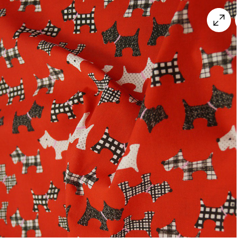SCOTTISH TERRIOR POLYCOTTON COLLAR