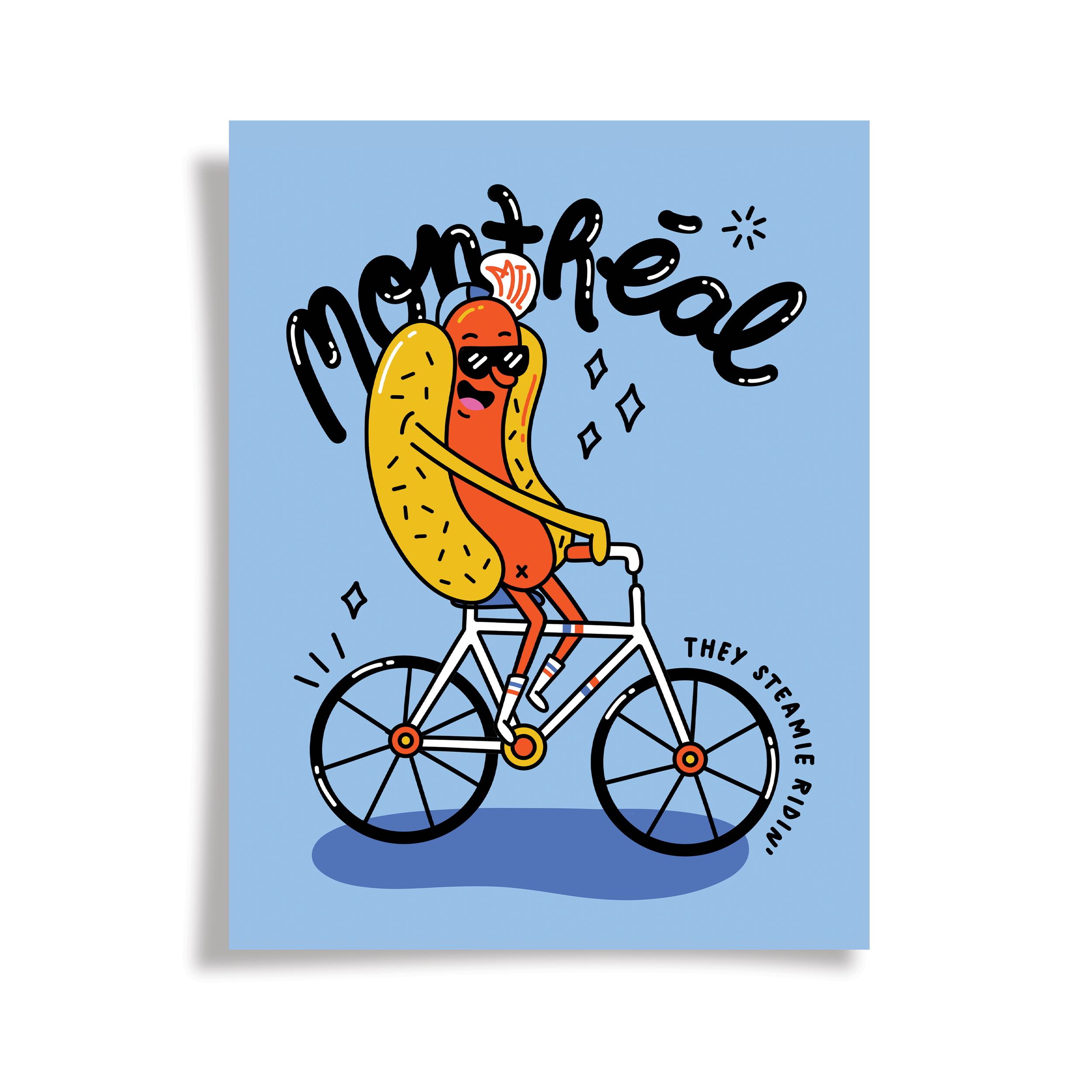 Affiche They steamie rollin'