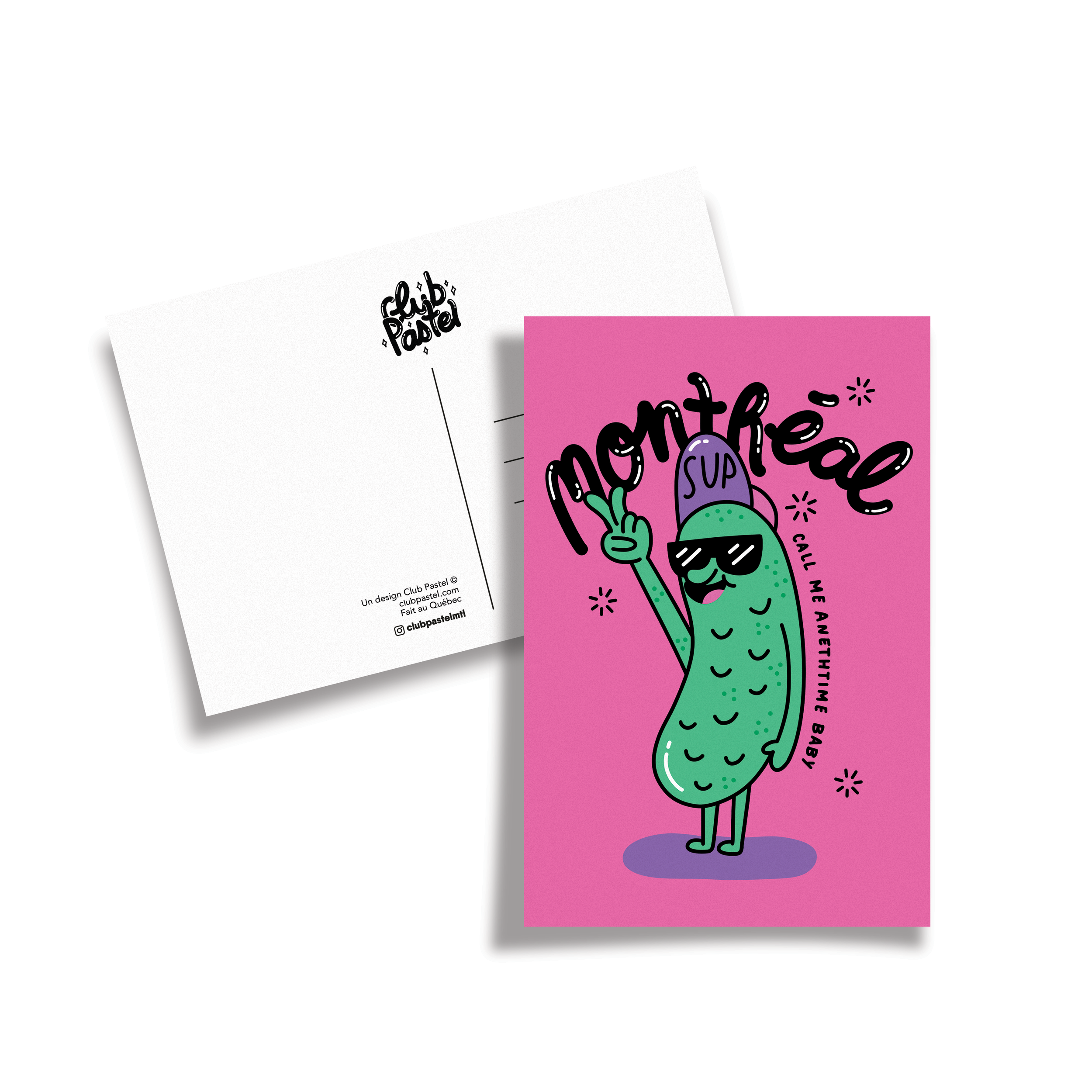 Carte postale Call me anethime