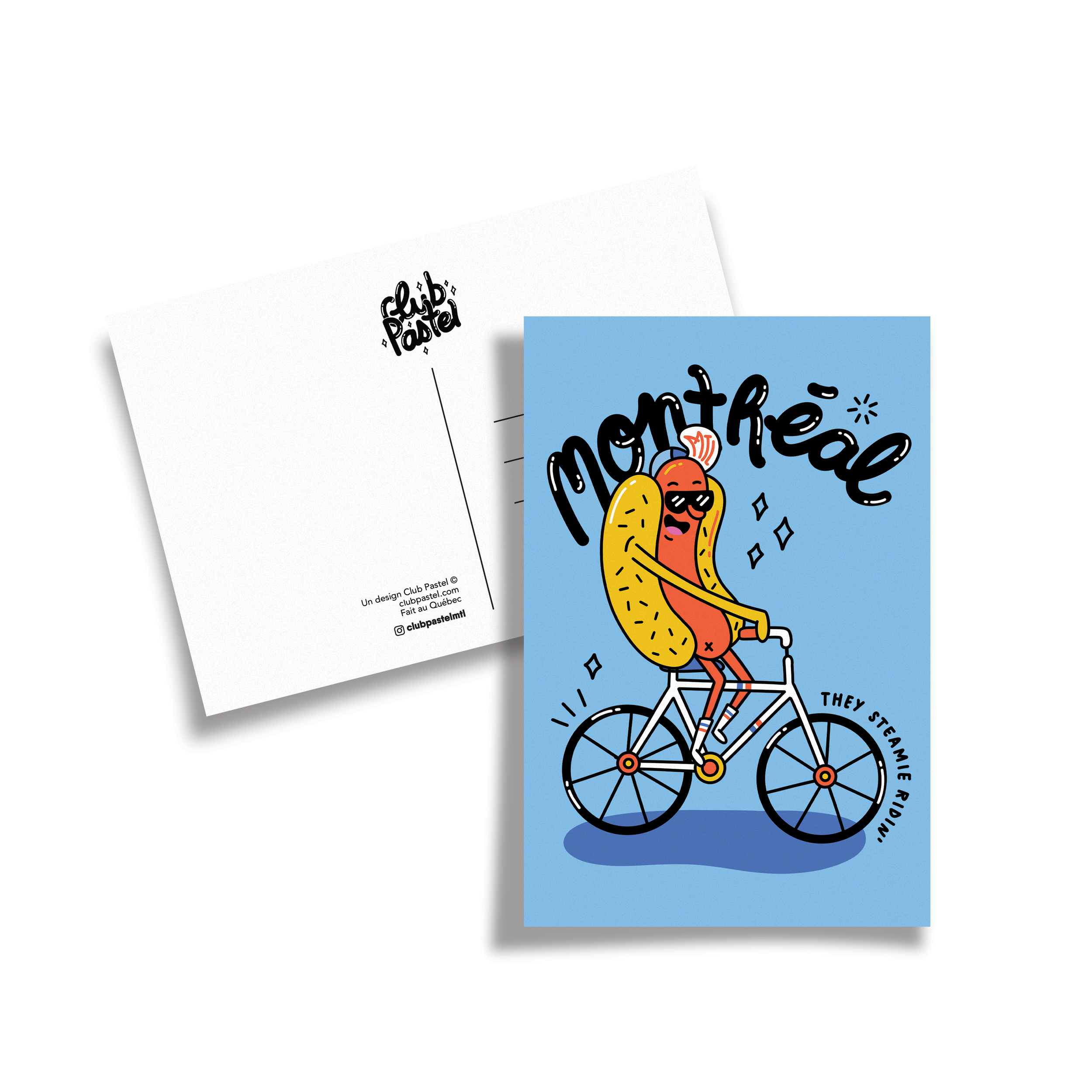 Carte postale They steamie rollin'