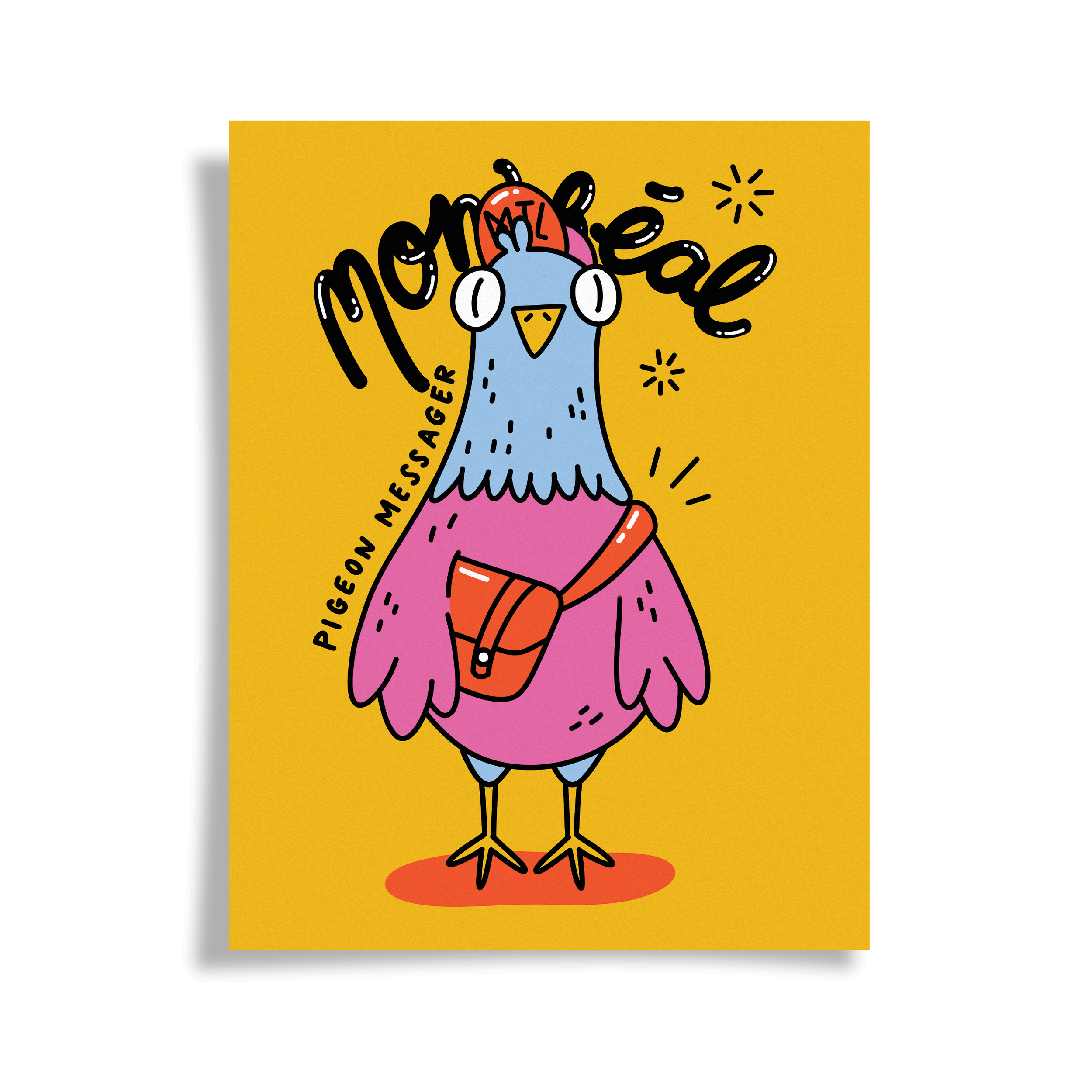 Affiche Pigeon messager