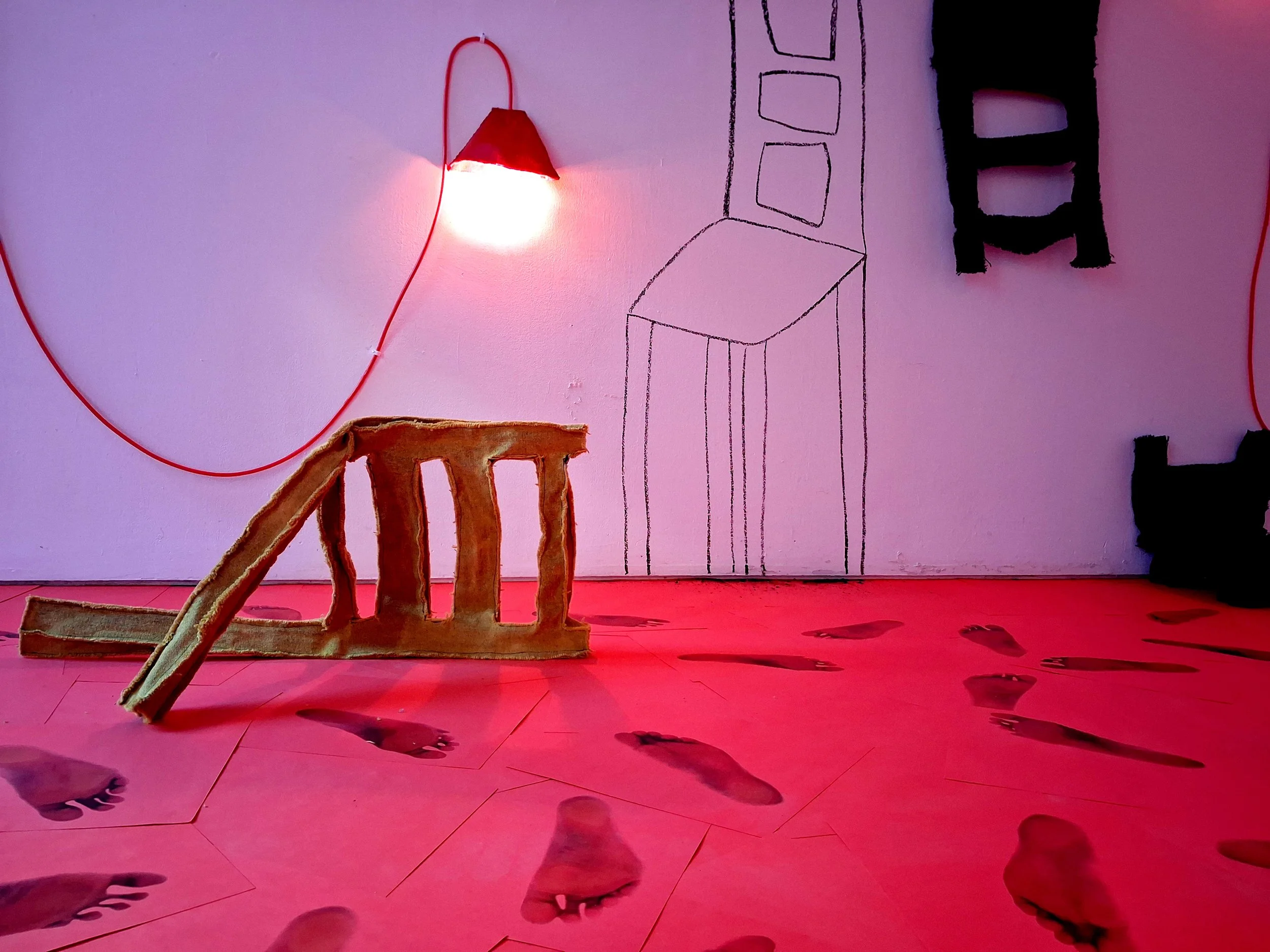 LEG LEG LEG LEG, installation view, 2026