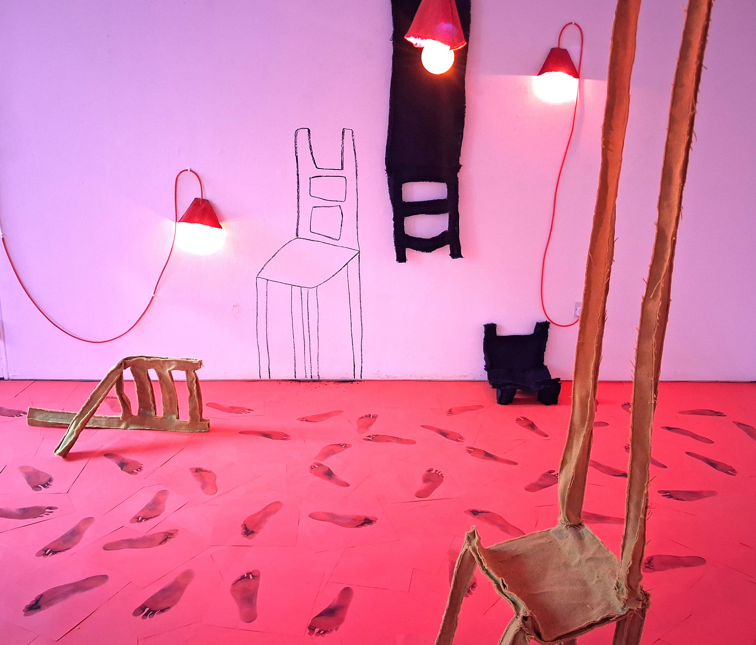 LEG LEG LEG LEG, installation view, 2026