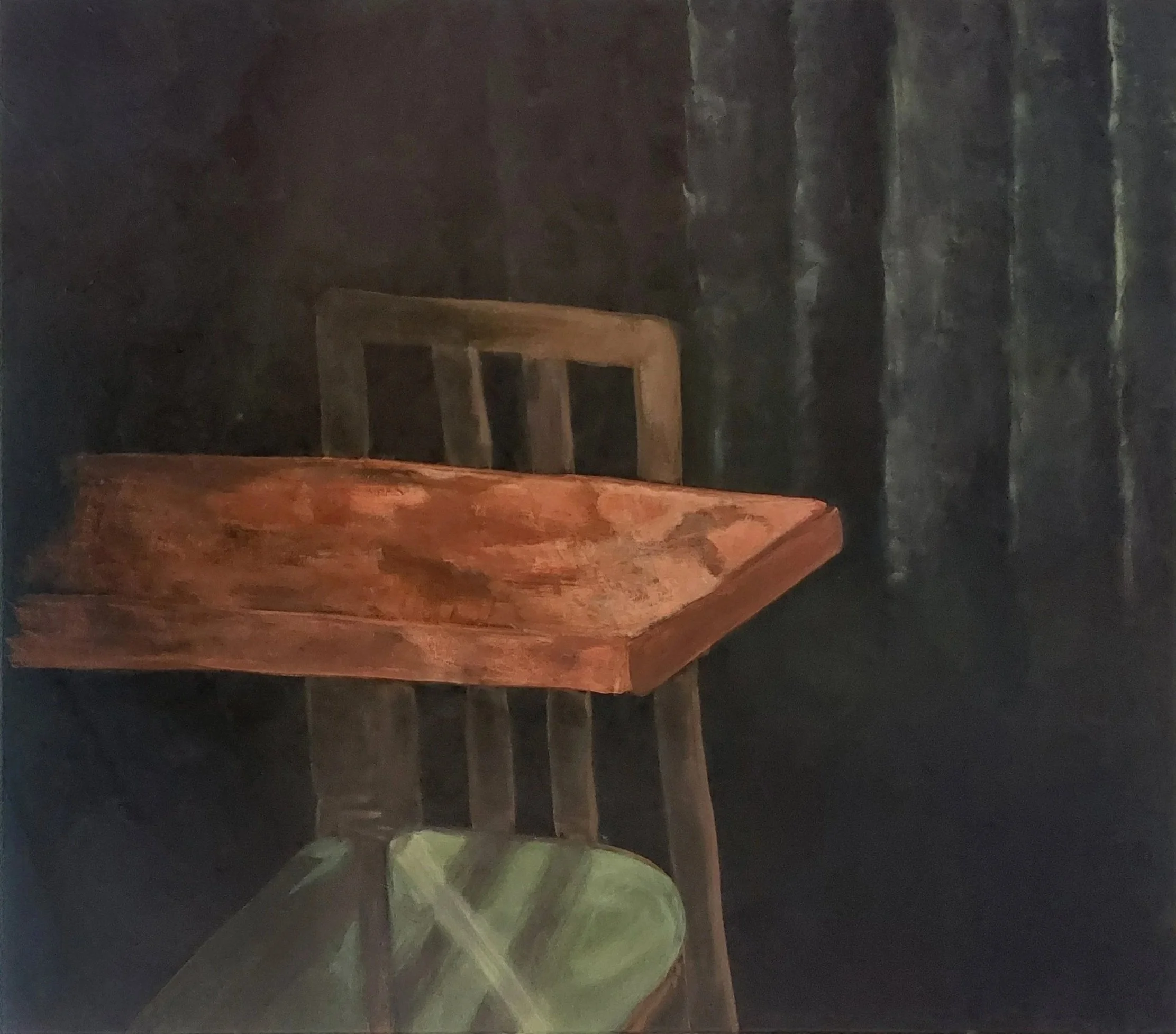 What we do, 2025, acrylic on canvas, 80x70cm