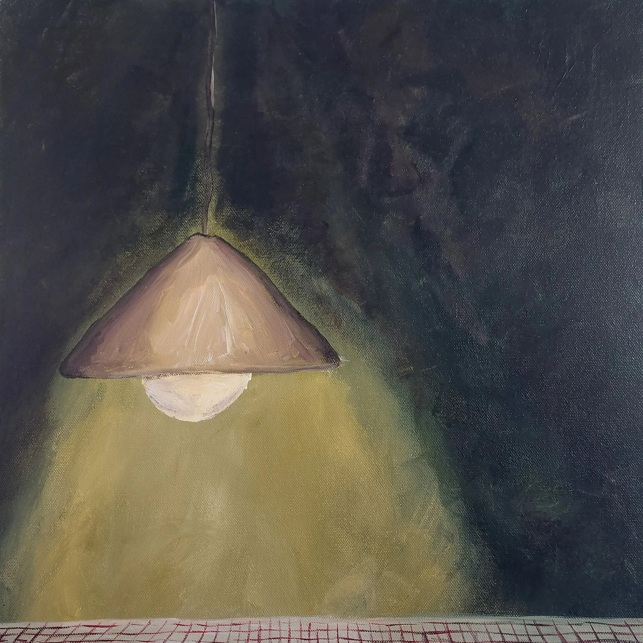 Still, at night, 2023, acrylic on canvas, 40x40cm