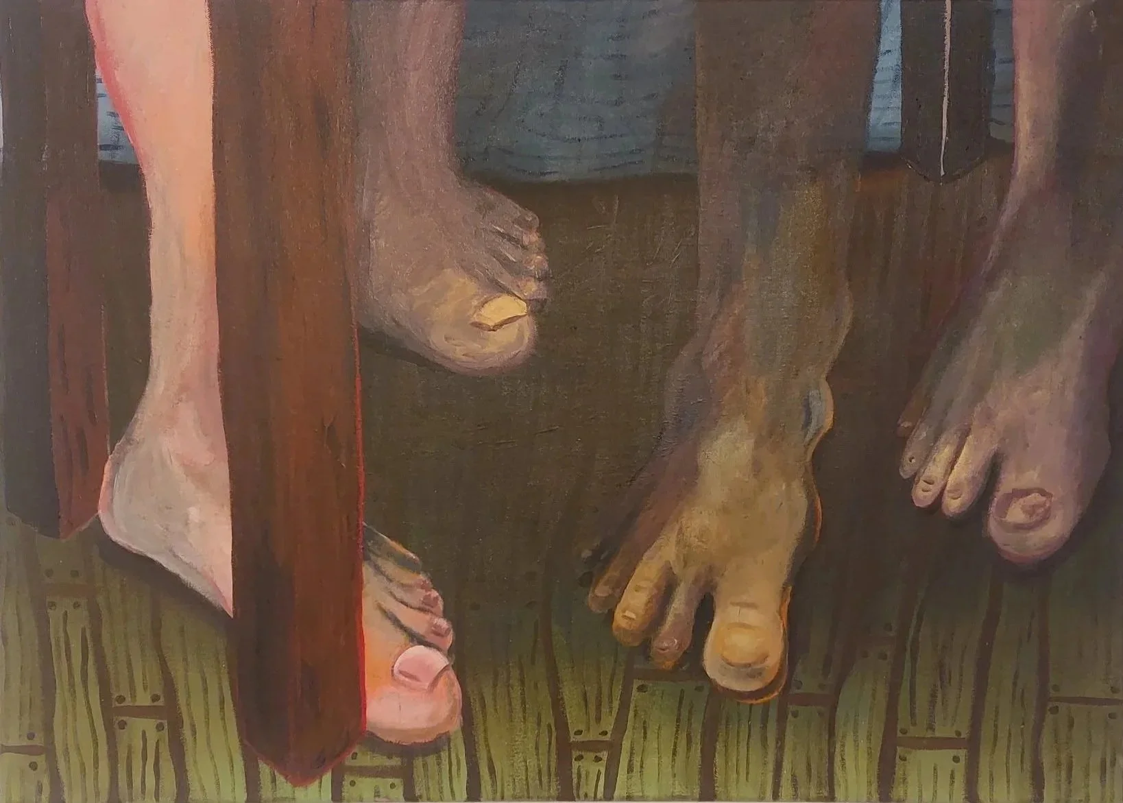 Feast, 2025, acrylic on canvas