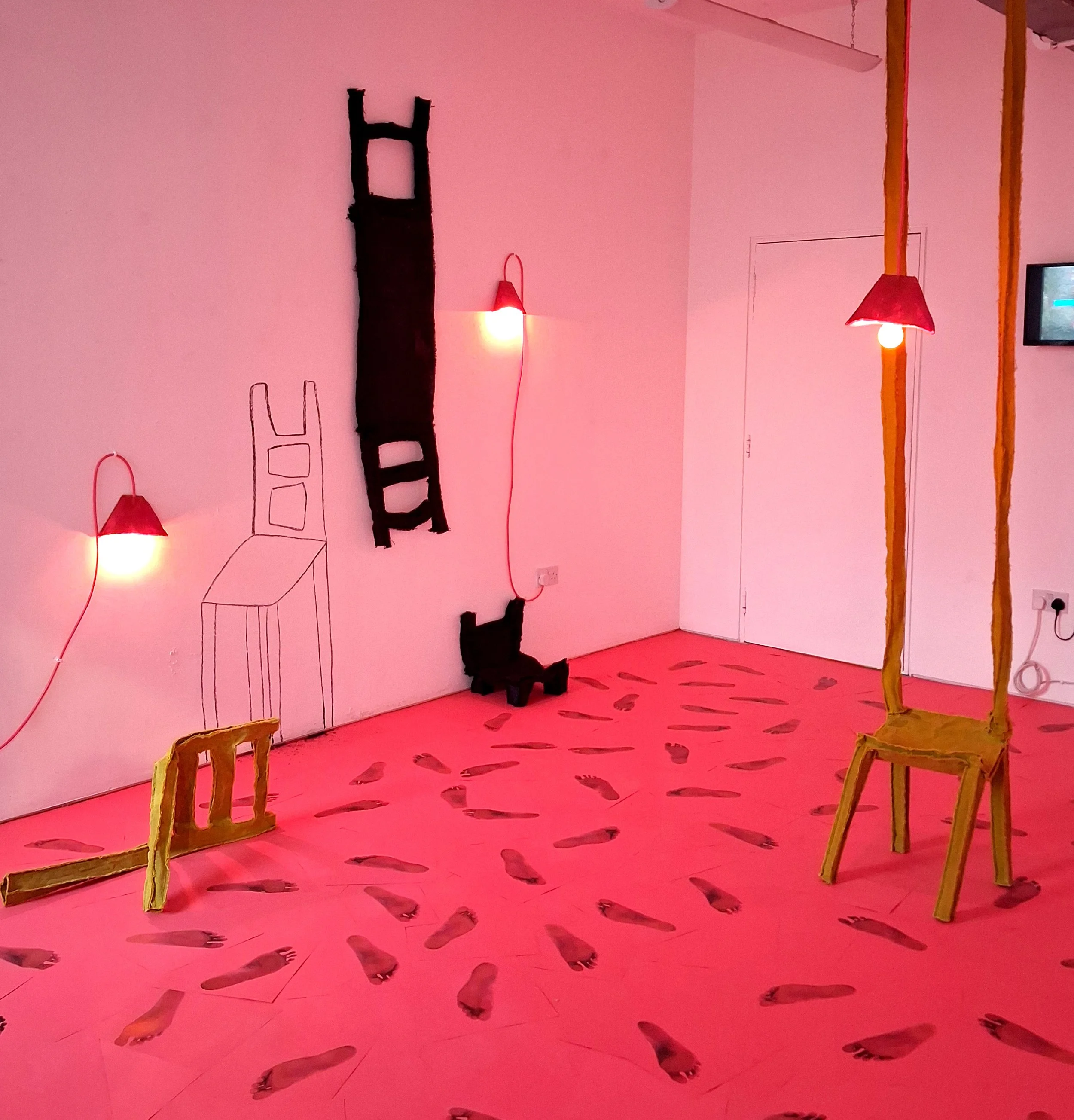 LEG LEG LEG LEG, installation view, 2026