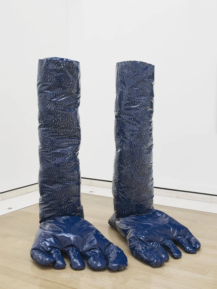 Meet, Weep, Move, Repeat, PVC, cotton, acrylic, 2018