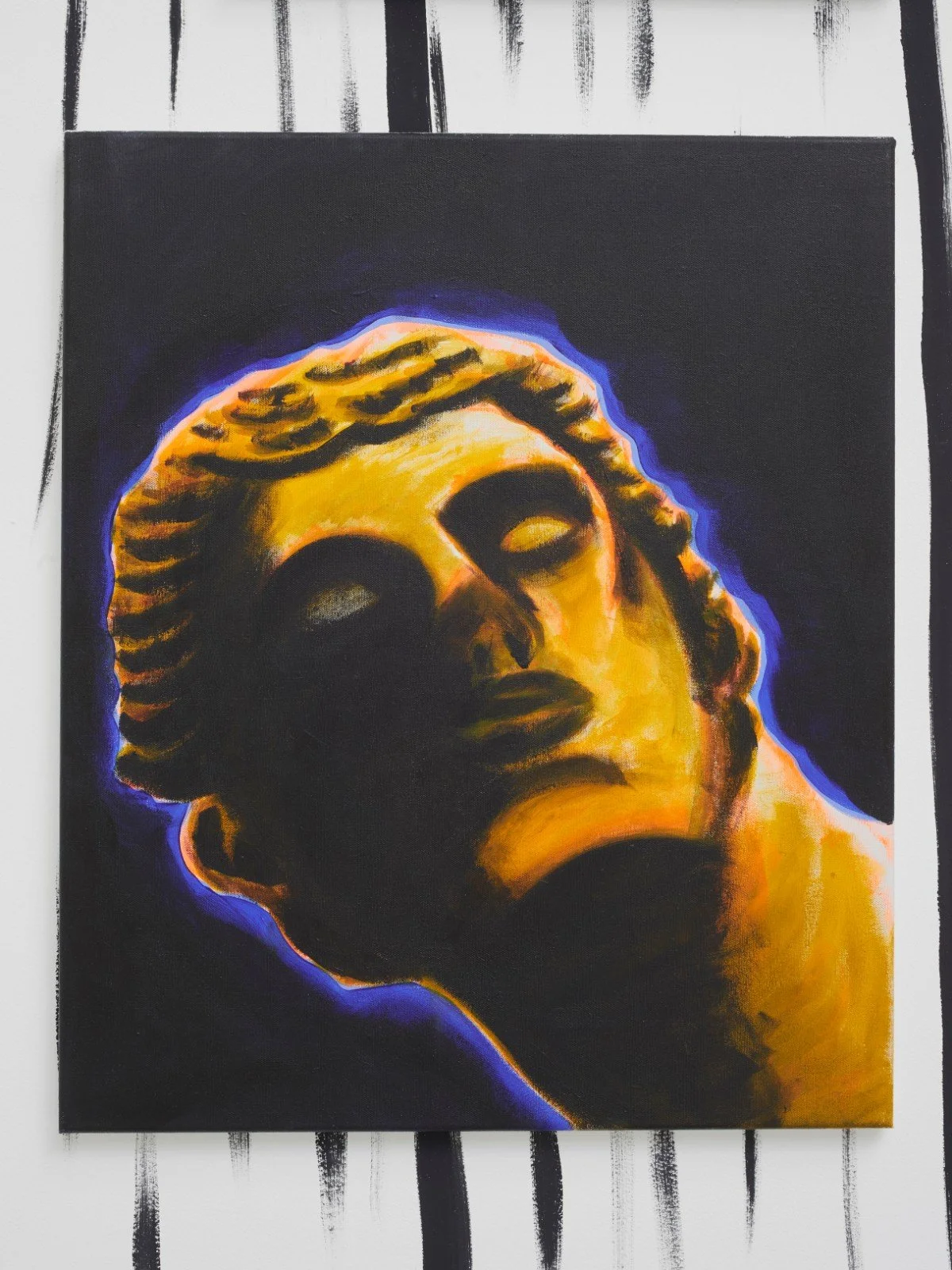 to never, acrylic on canvas, 2019