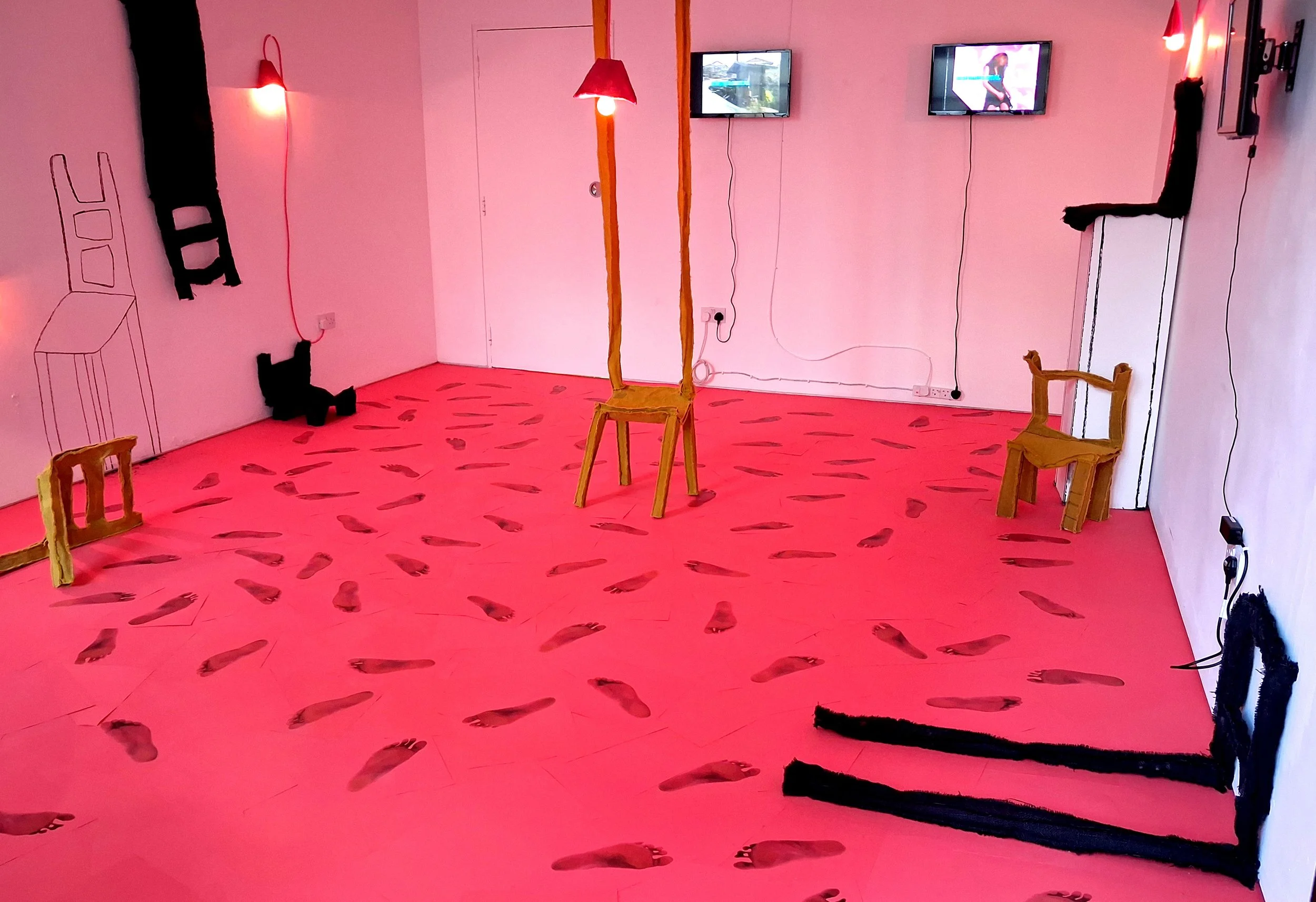 LEG LEG LEG LEG, installation view, 2026