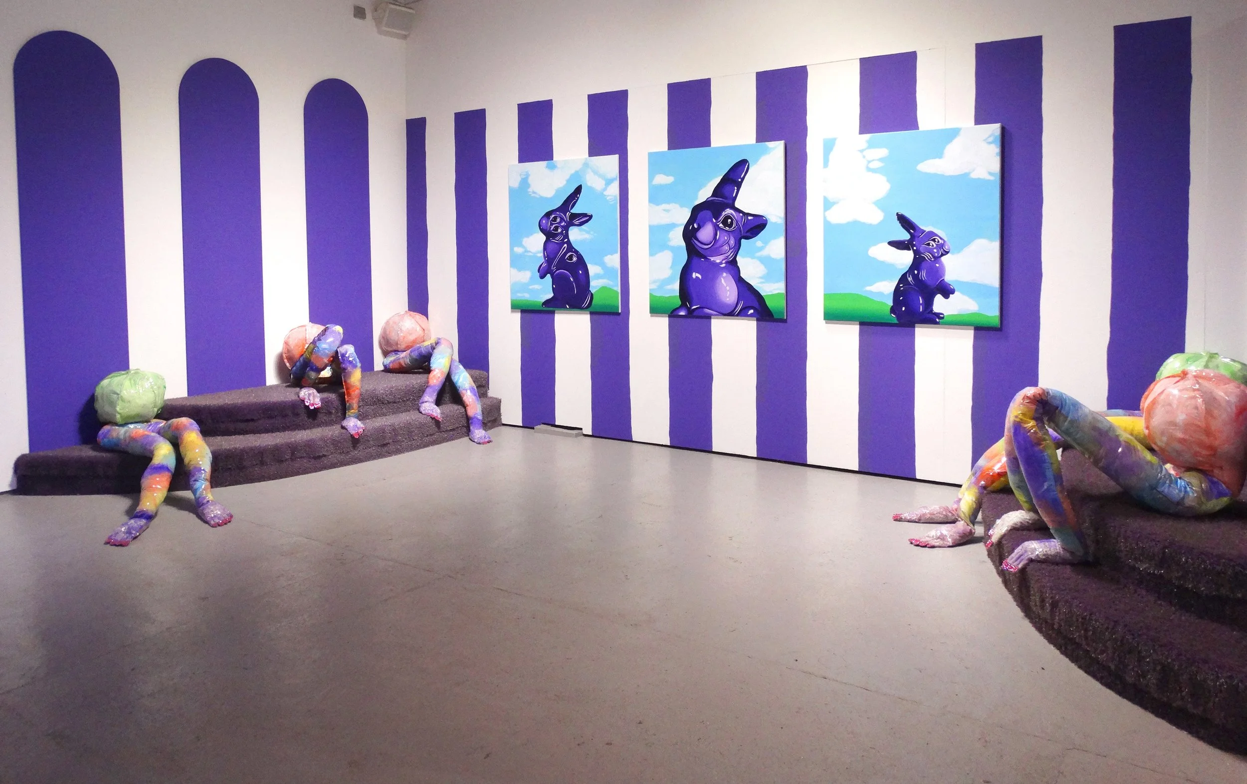 Folly in Plum, installation view, 2021