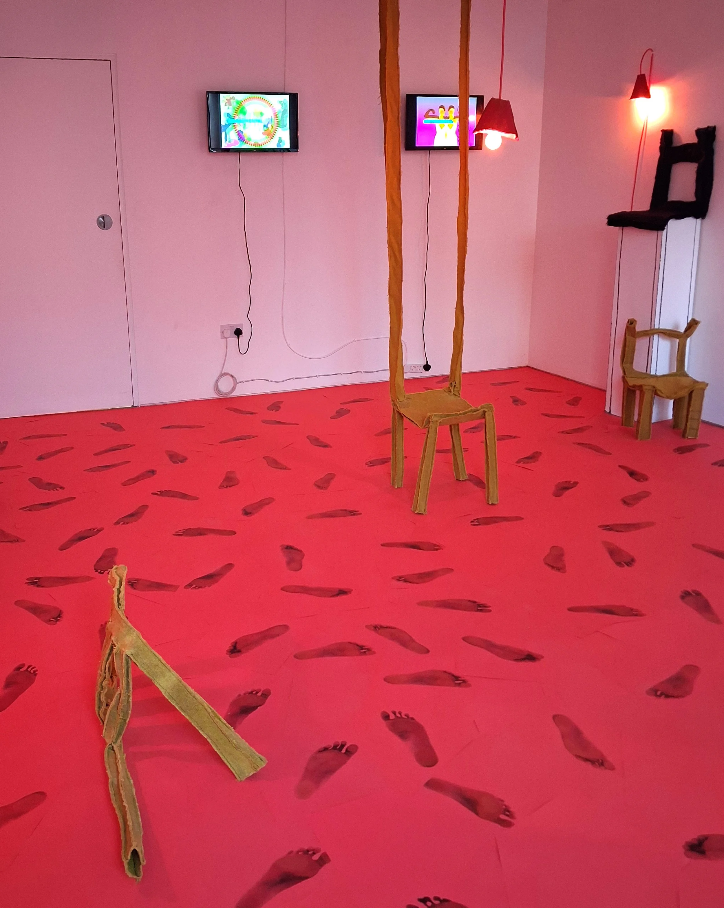 LEG LEG LEG LEG, installation view, 2026