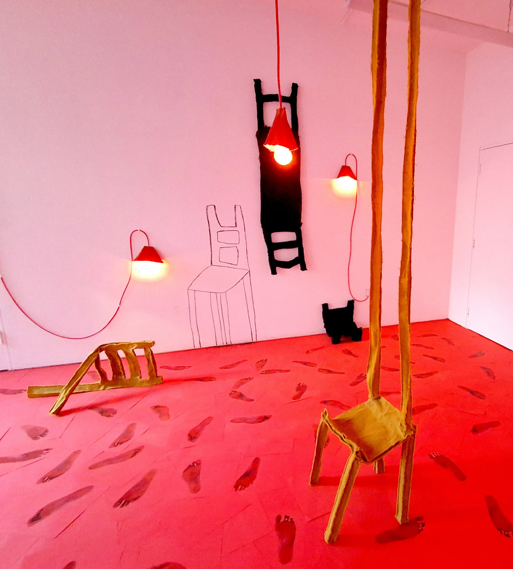 LEG LEG LEG LEG, installation view, 2026