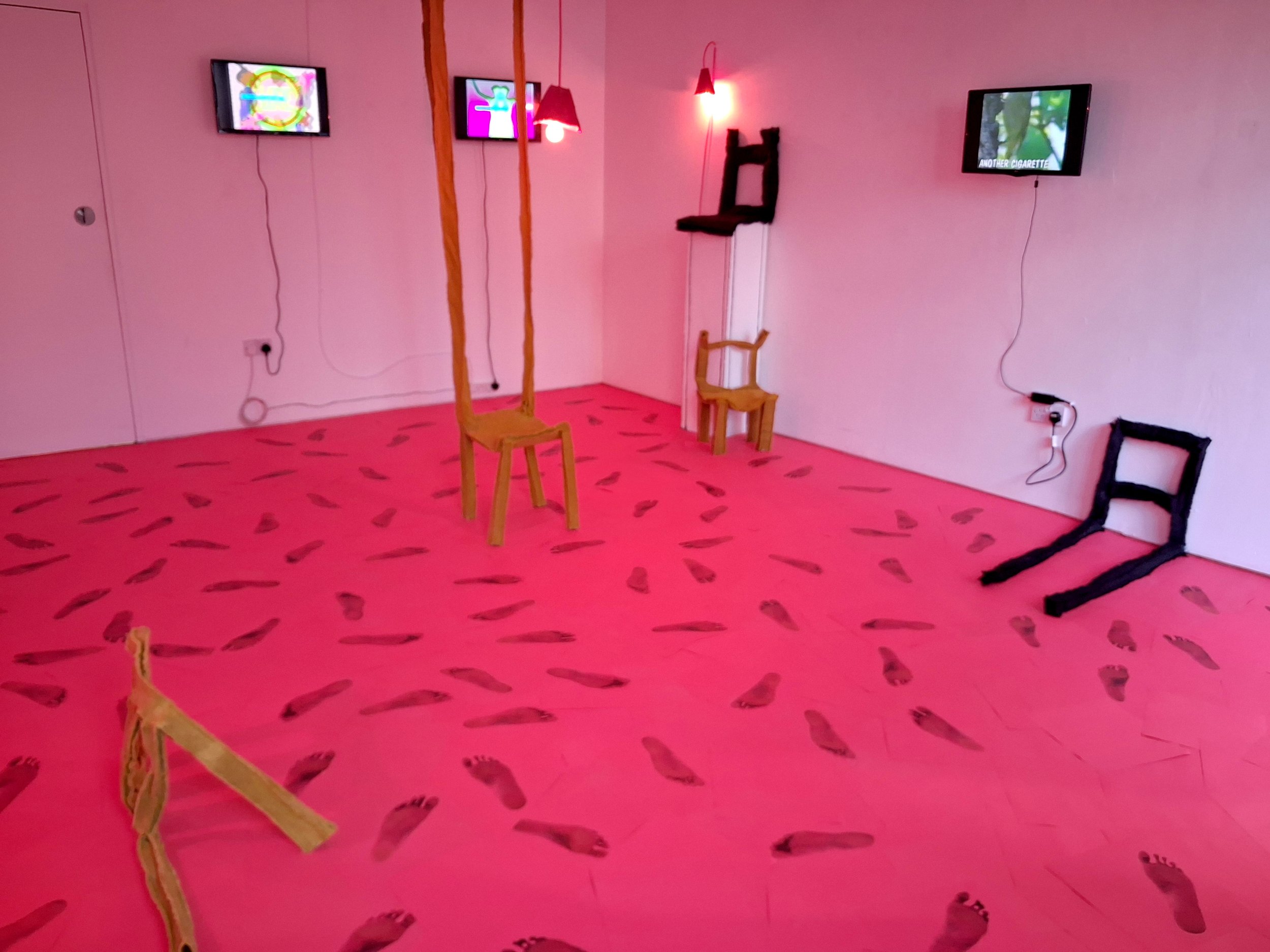 LEG LEG LEG LEG, installation view, 2026