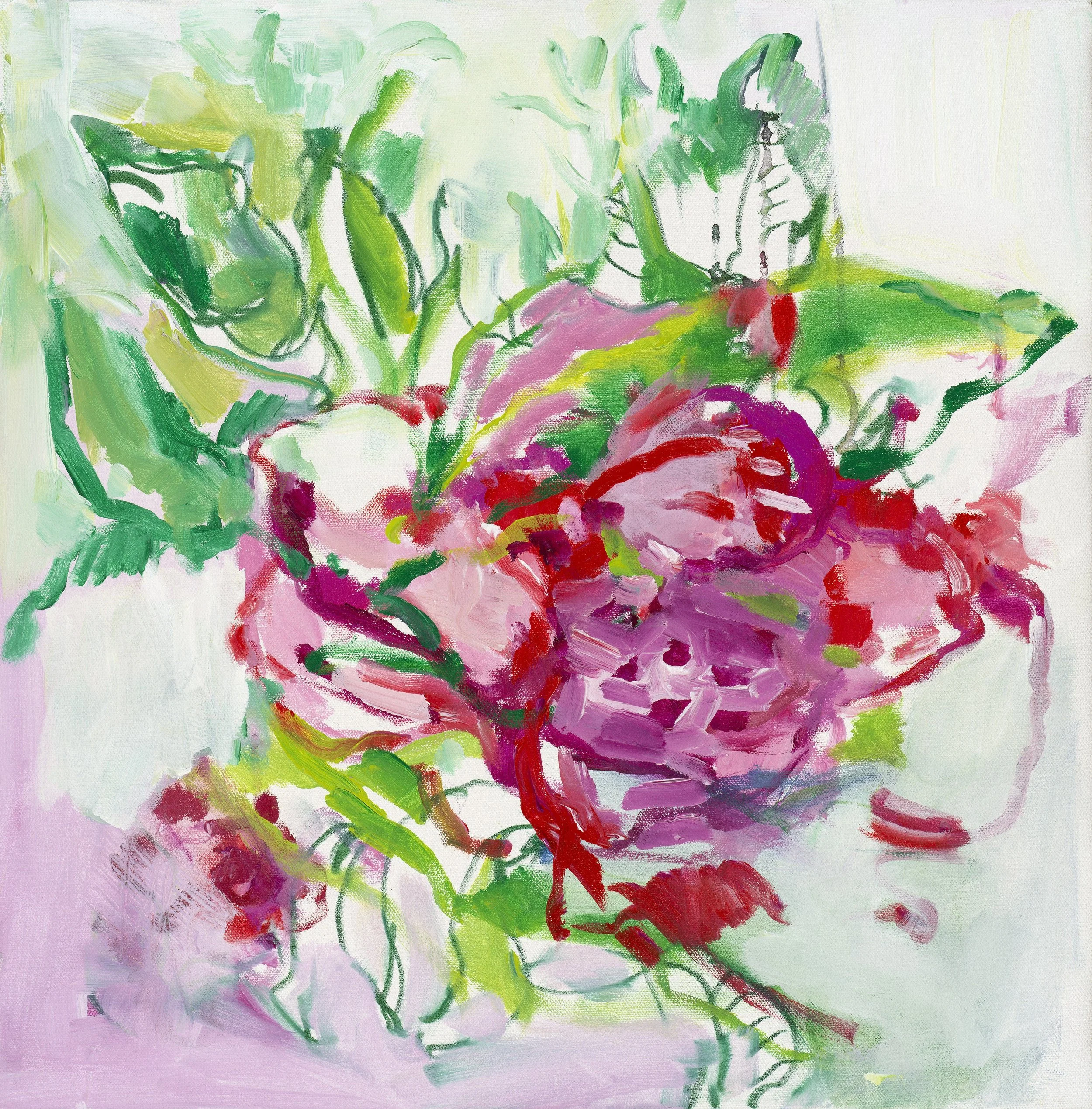 The Bouquet, 2025. 50×50 cm, Acrylic on Canvas SOLD !