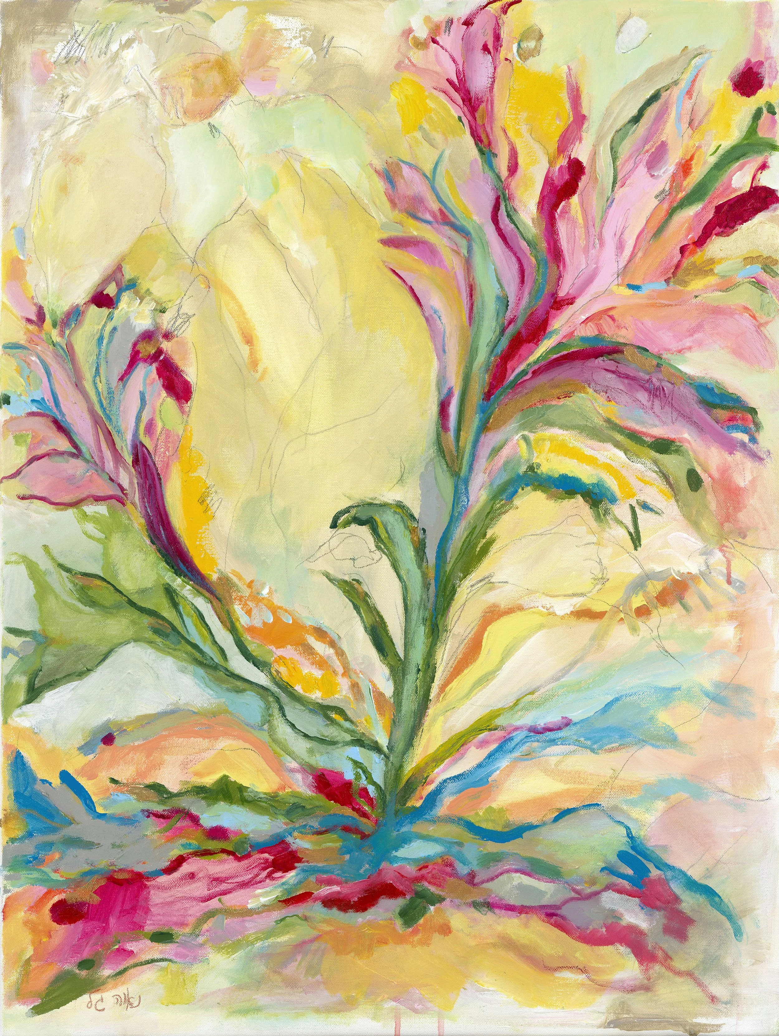 Garden of Dreams, 2025. 80x60 cm, Acrylic on Canvas