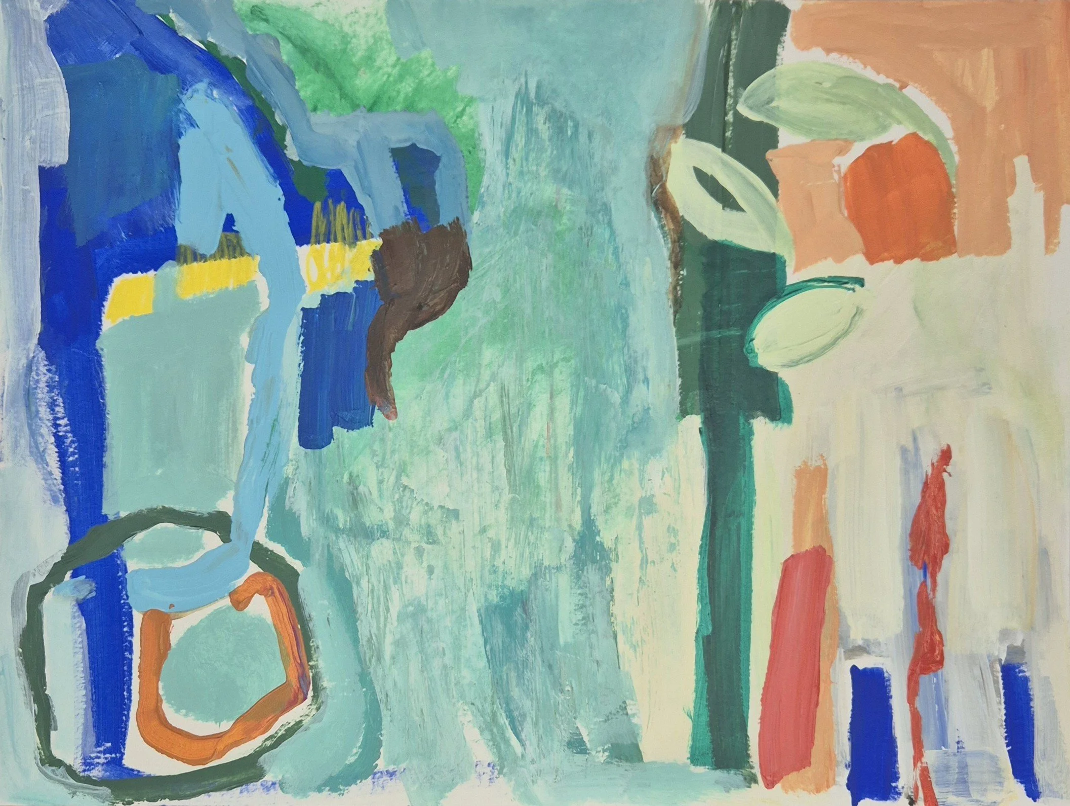 Untitled, 2024. 36×48 cm, Acrylic on Paper