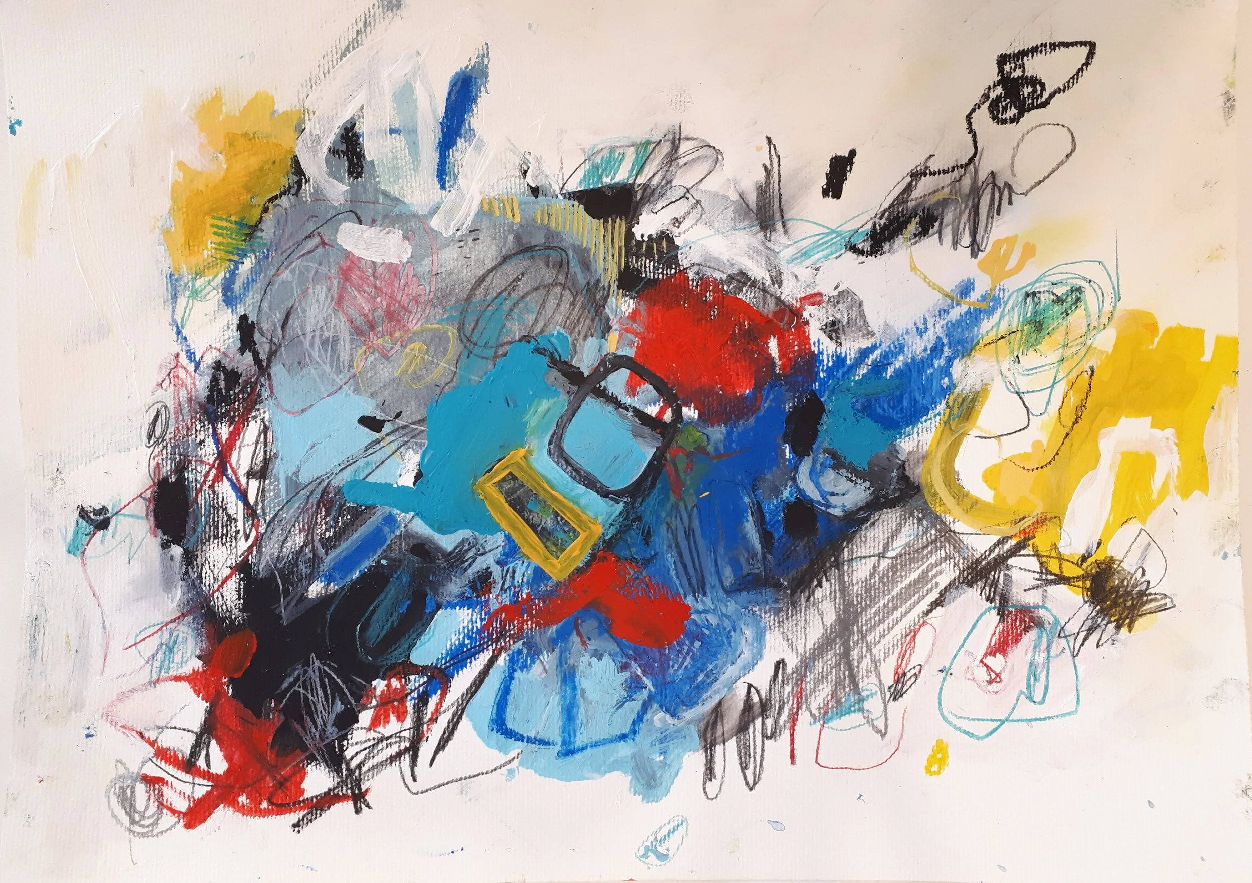 Untitled, 2020. 30×41 cm, Acrylic and Mixed Media on Paper (300 gr)