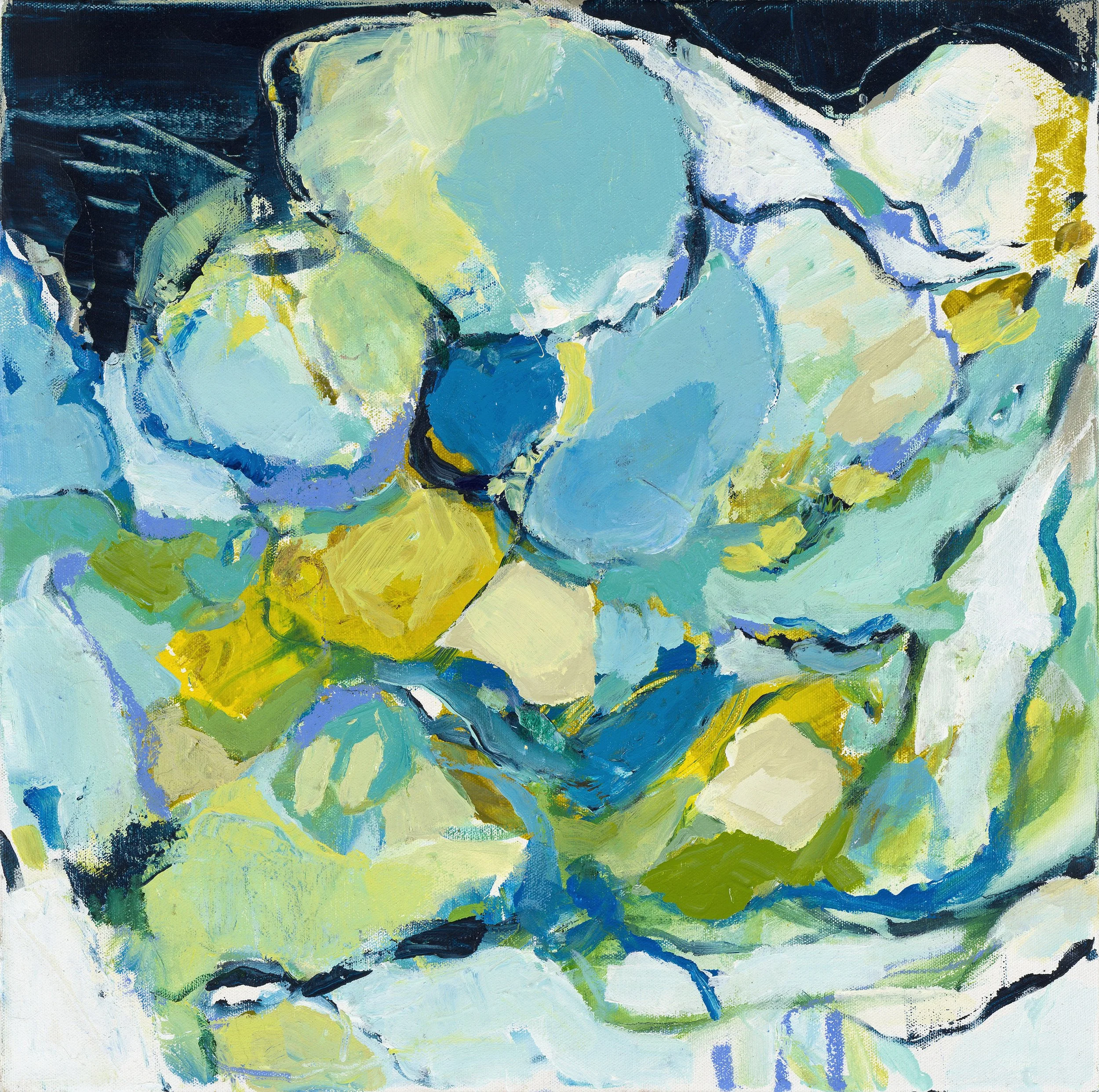 Currents, 2025. 50×50 cm, Acrylic on Canvas