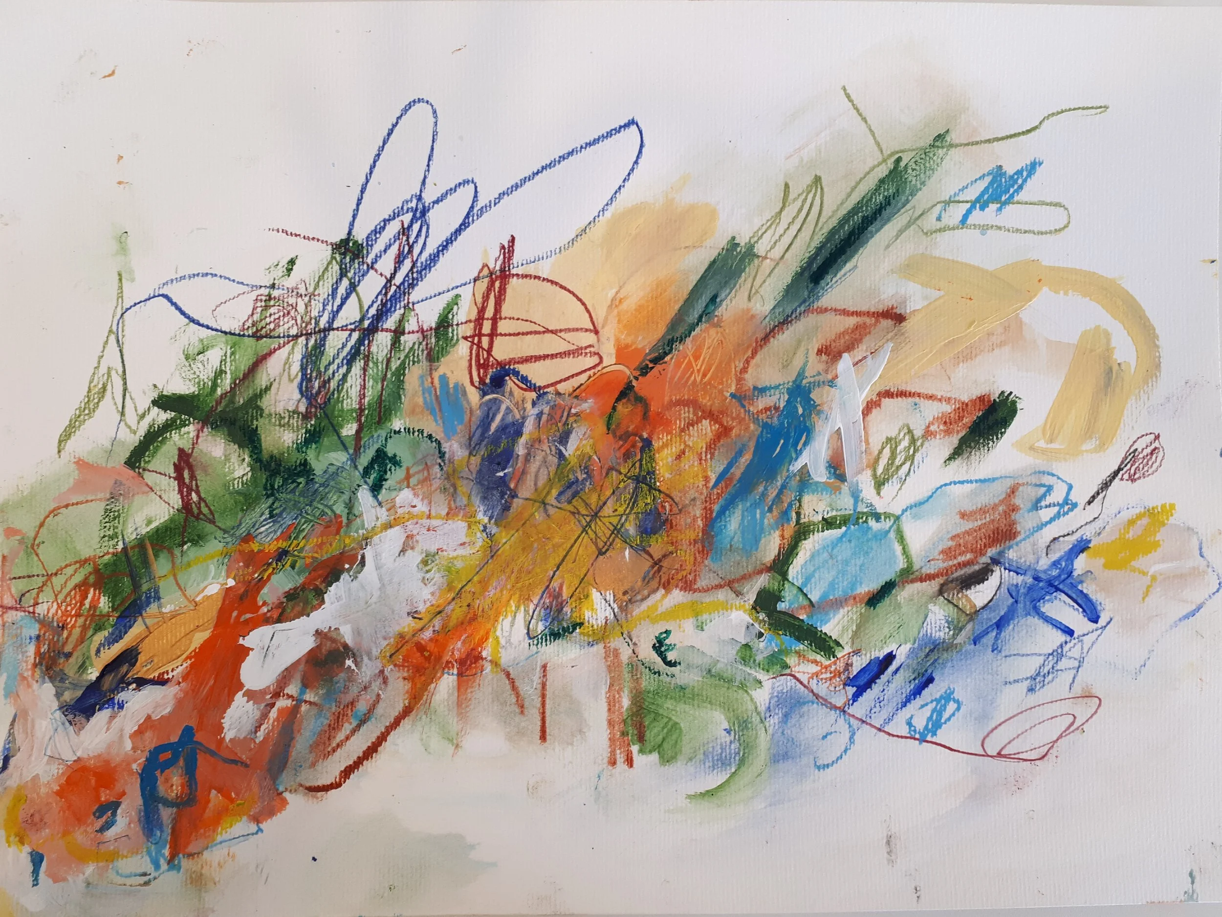 Untitled, 2020. 30×41 cm, Acrylic and Mixed Media on Paper (300 gr)