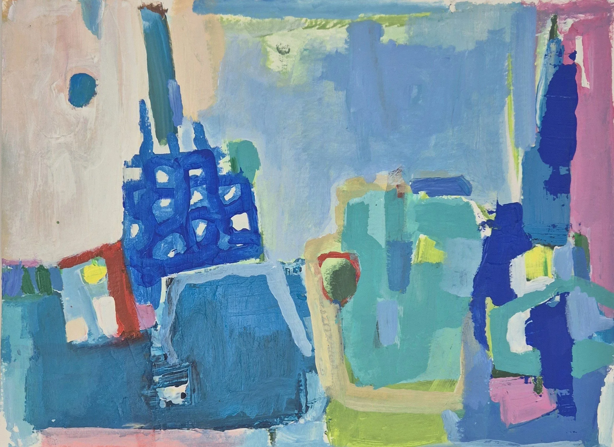 Untitled, 2024. 36×48 cm, Acrylic on Paper