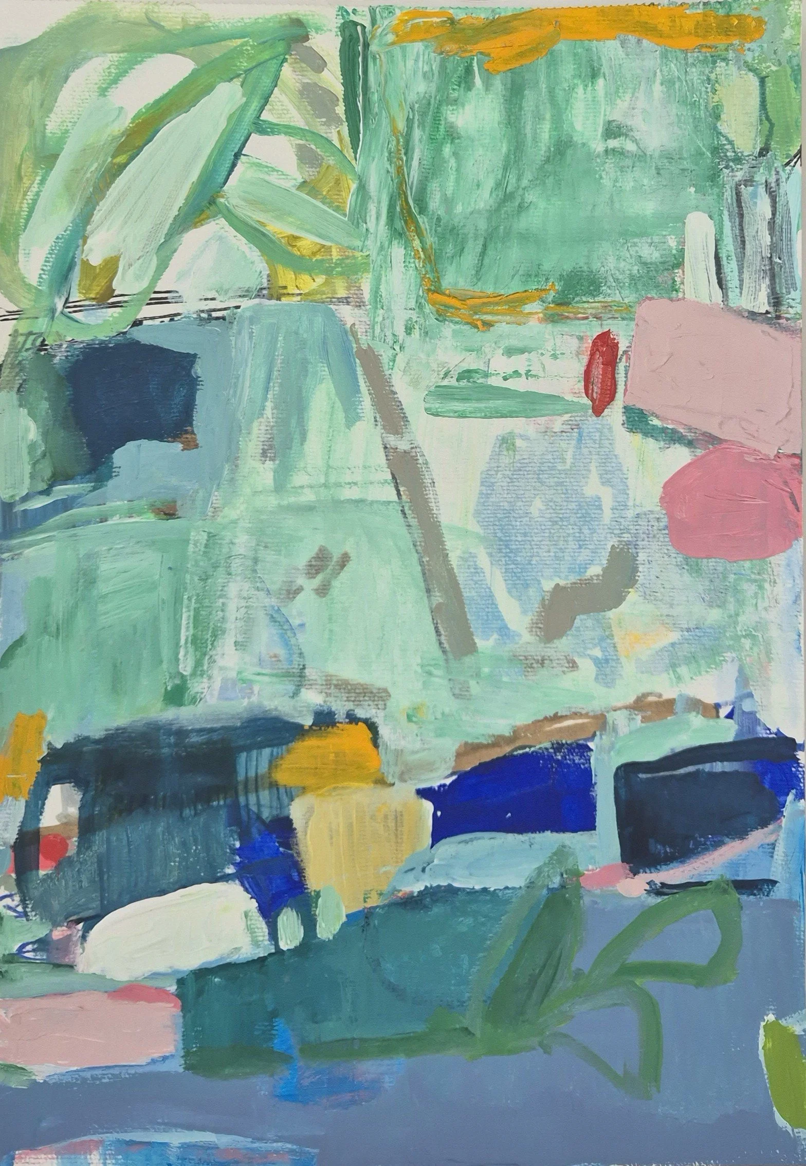 Palm Tree, 2025. 30×42 cm, Acrylic on Paper