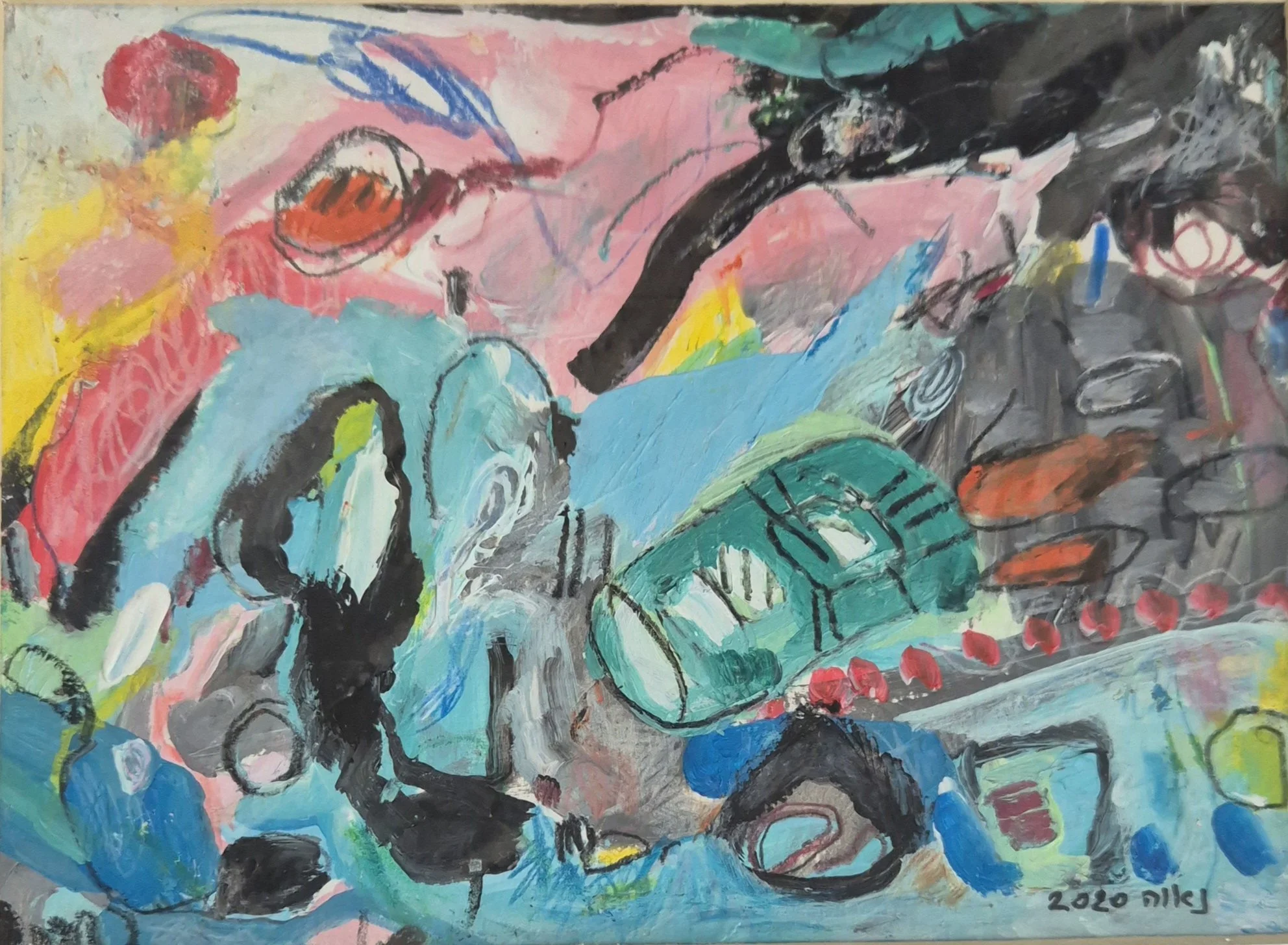 Untitled, 2020. 20×15 cm, Mixed Media on Paper (300 gr)