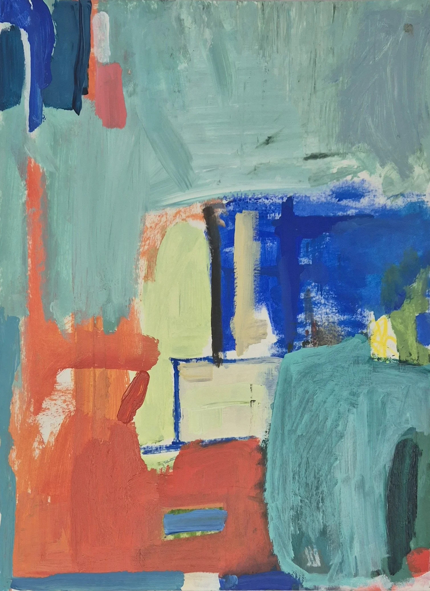 Untitled, 2024. 36×48 cm, Acrylic on Paper