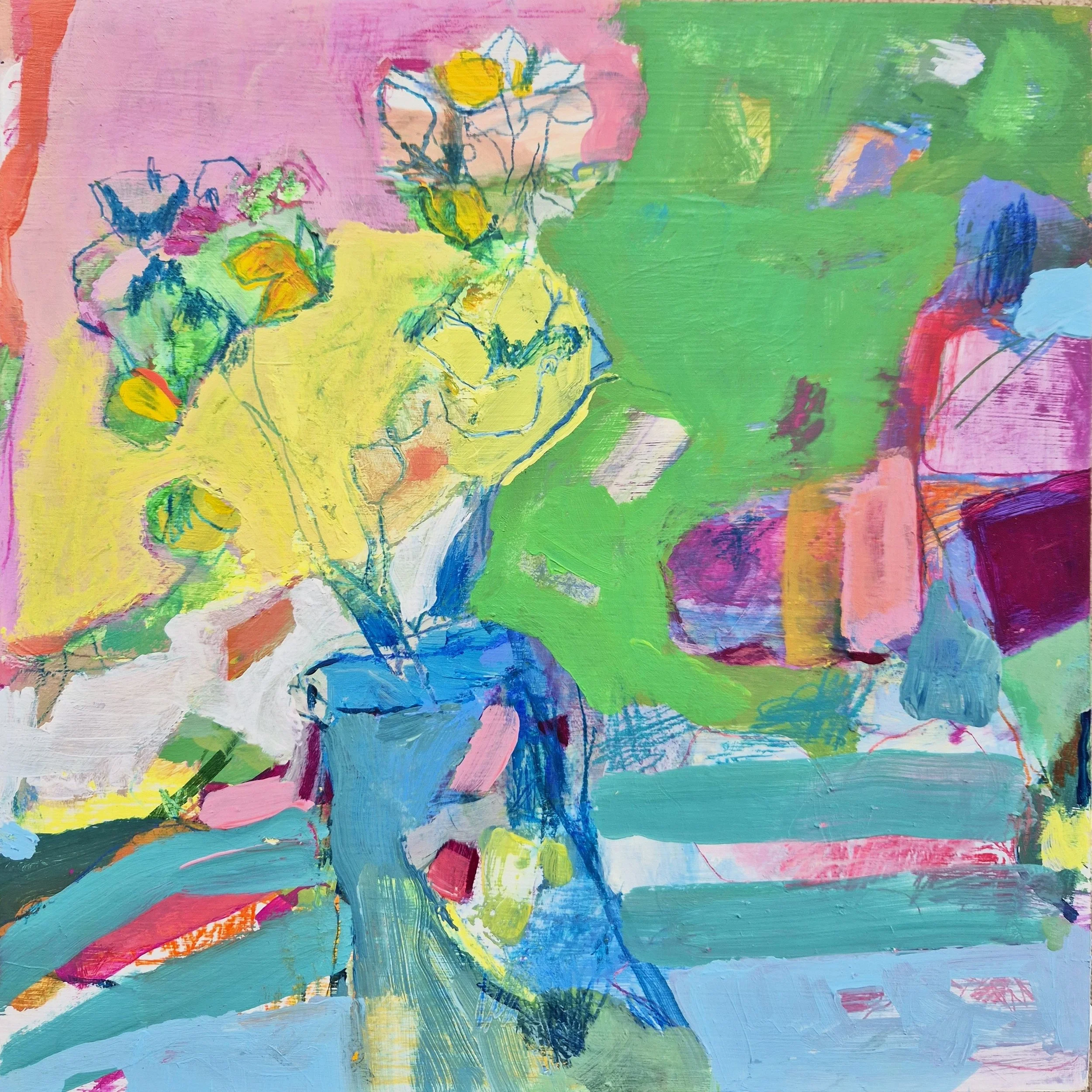 Star of Bethlehem , 2026. 25 x 25 cm, Mixed media on wood