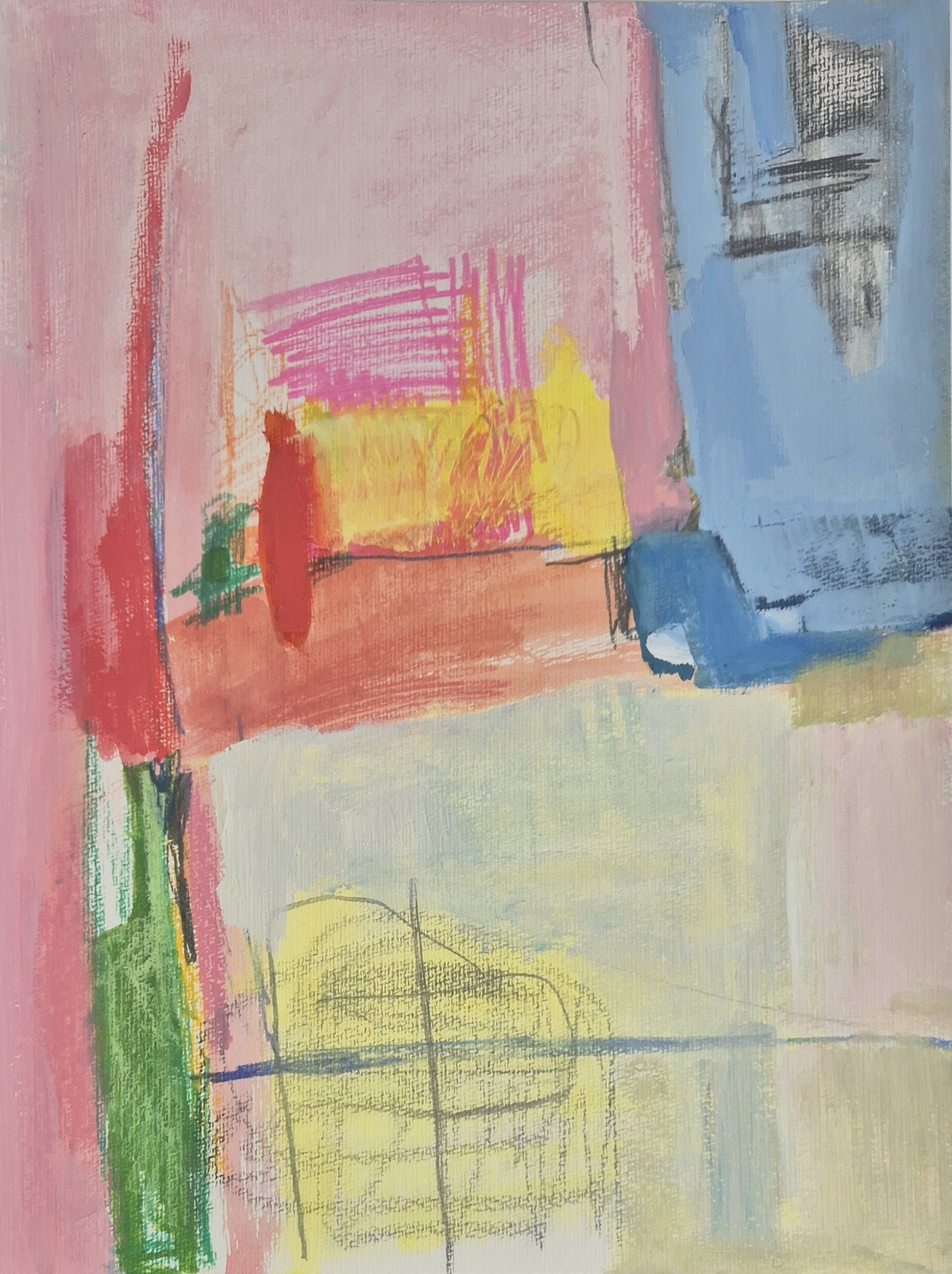 Untitled, 2024. 36×48 cm, Acrylic on Paper
