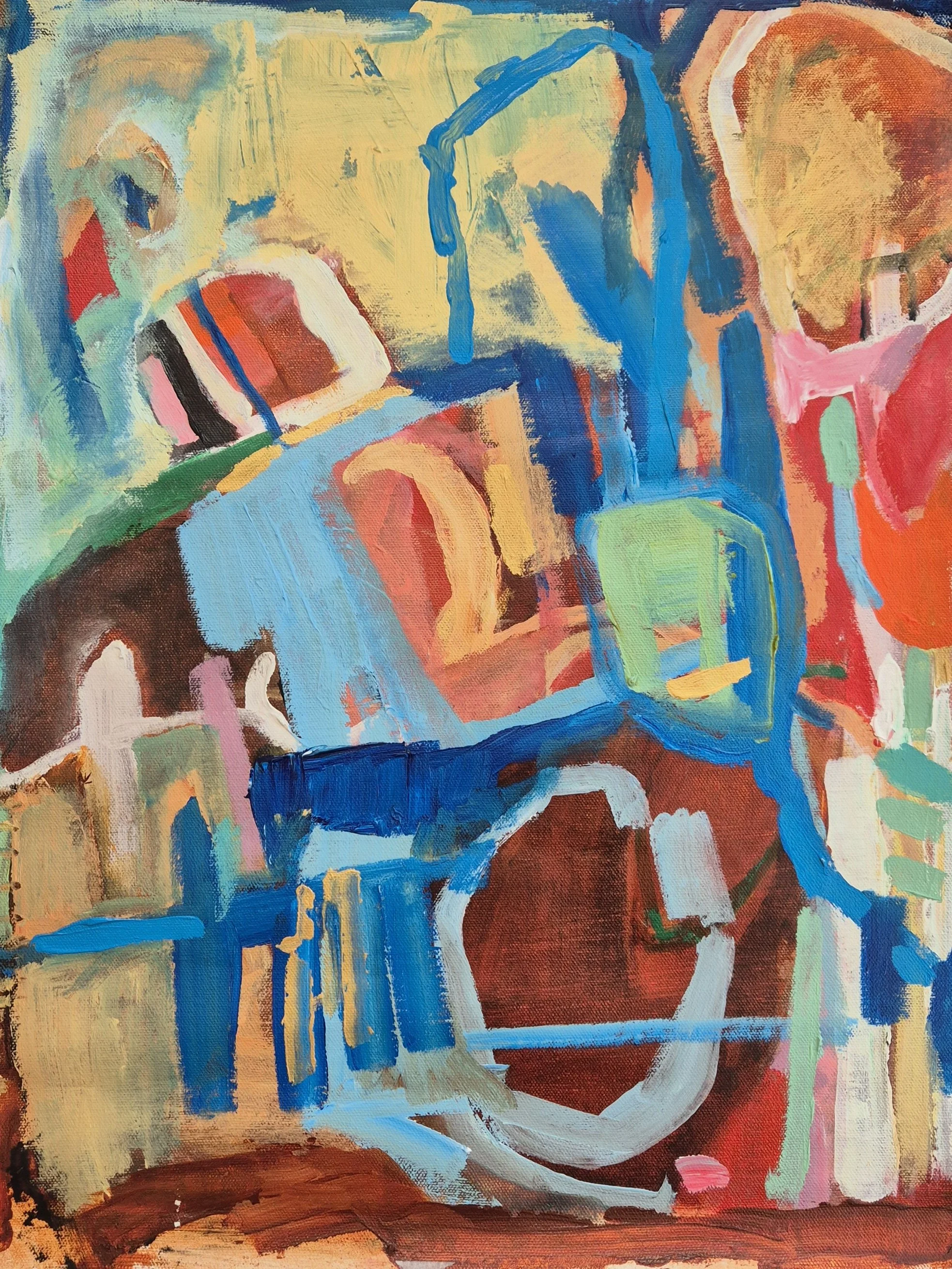 Untitled, 2024. 41×54 cm, Acrylic on Canvas