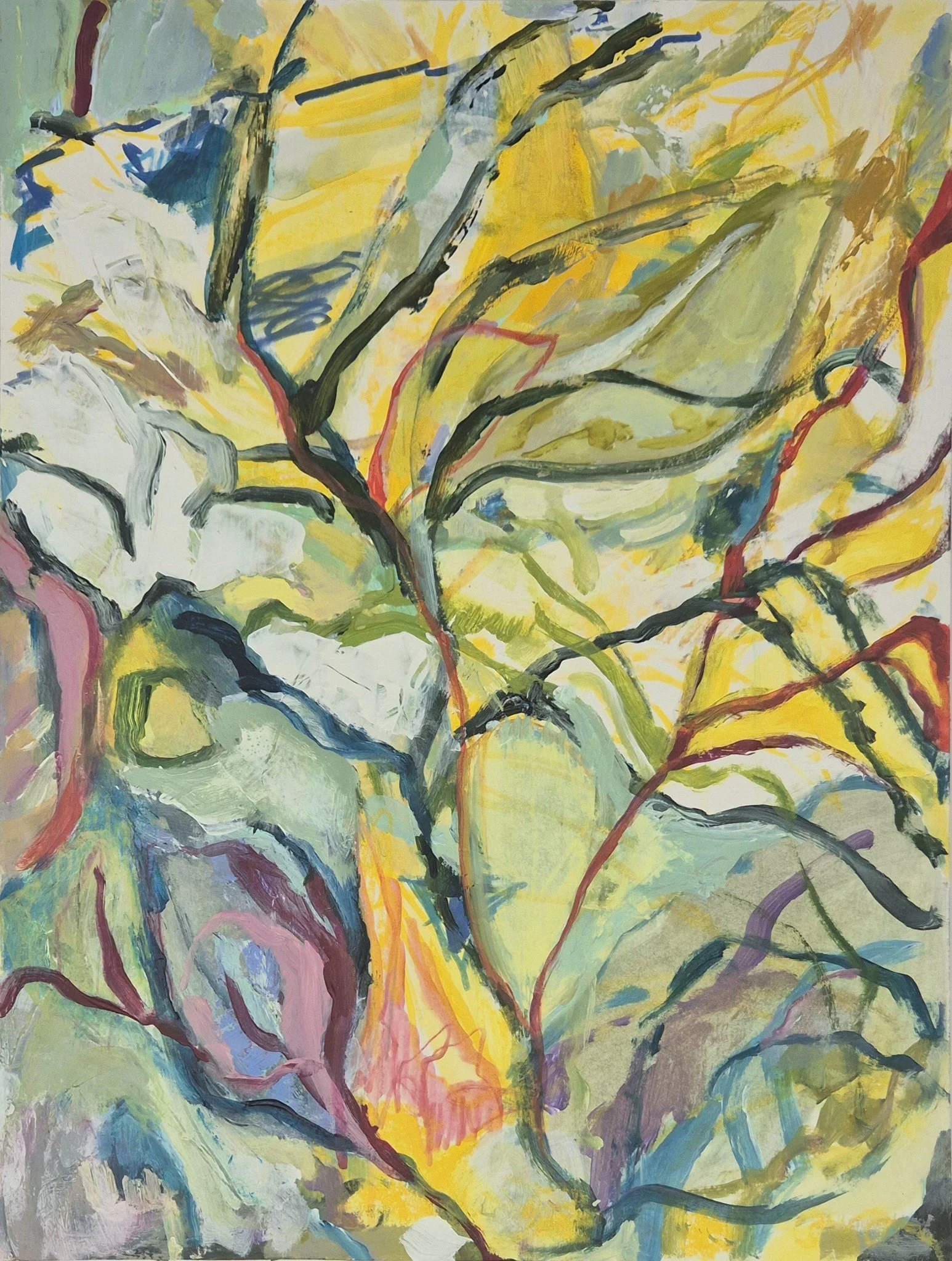 Untitled, 2024. 36×48 cm, Acrylic on Paper