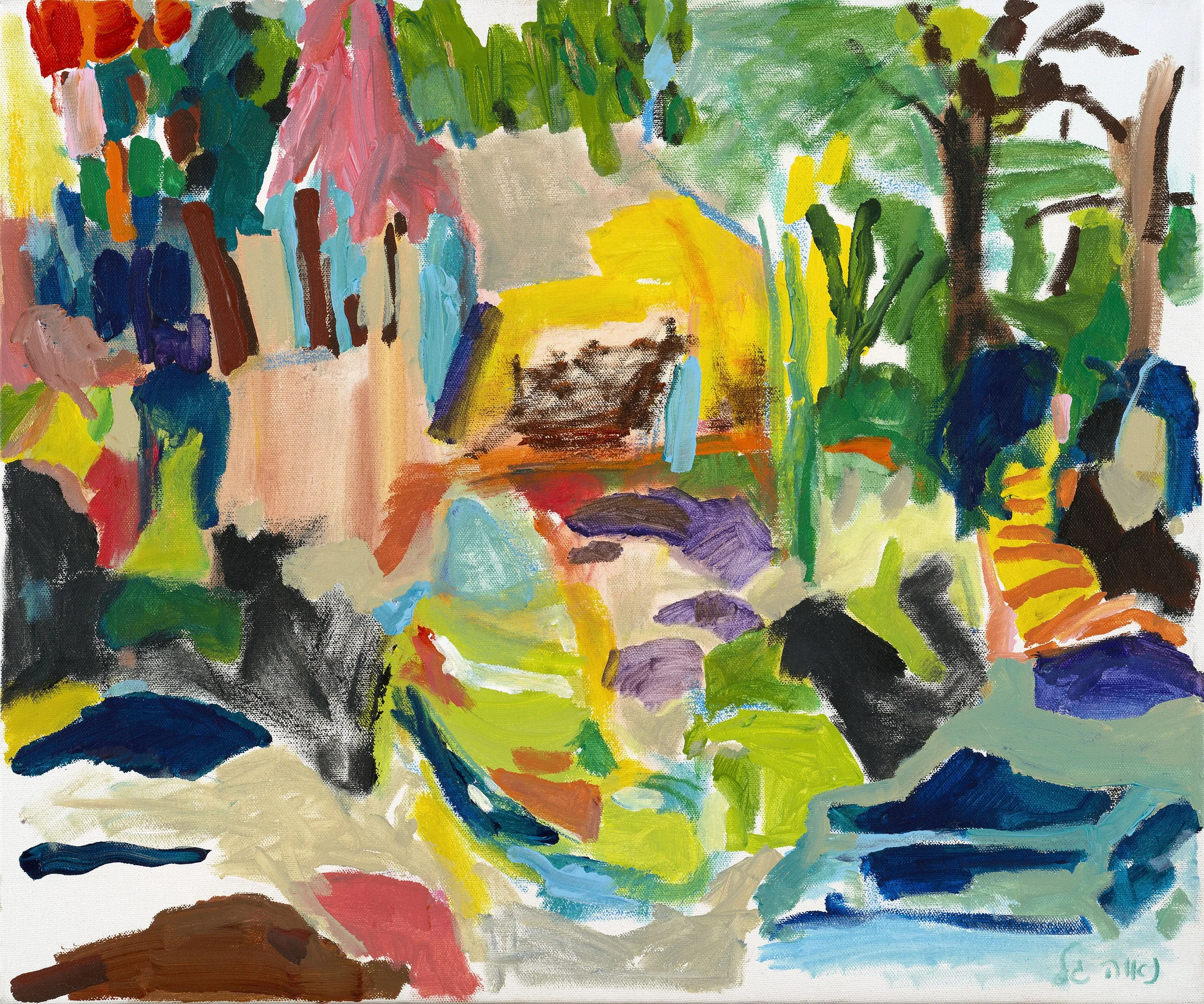 In the Hidden Garden, 2023. 60×50 cm, Acrylic on Canvas