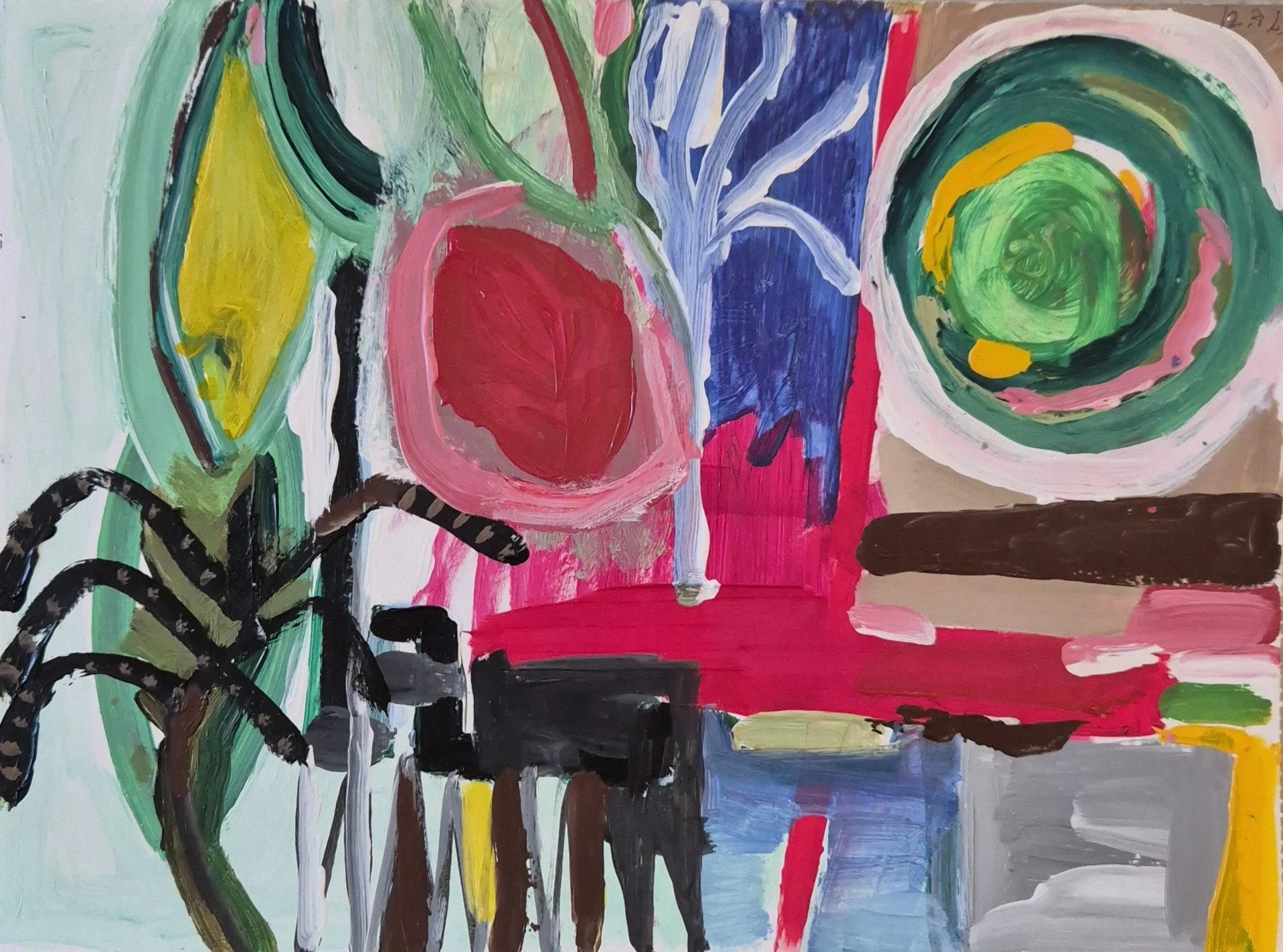 Untitled, 2023. 28 x 21 cm, Acrylic on Paper 