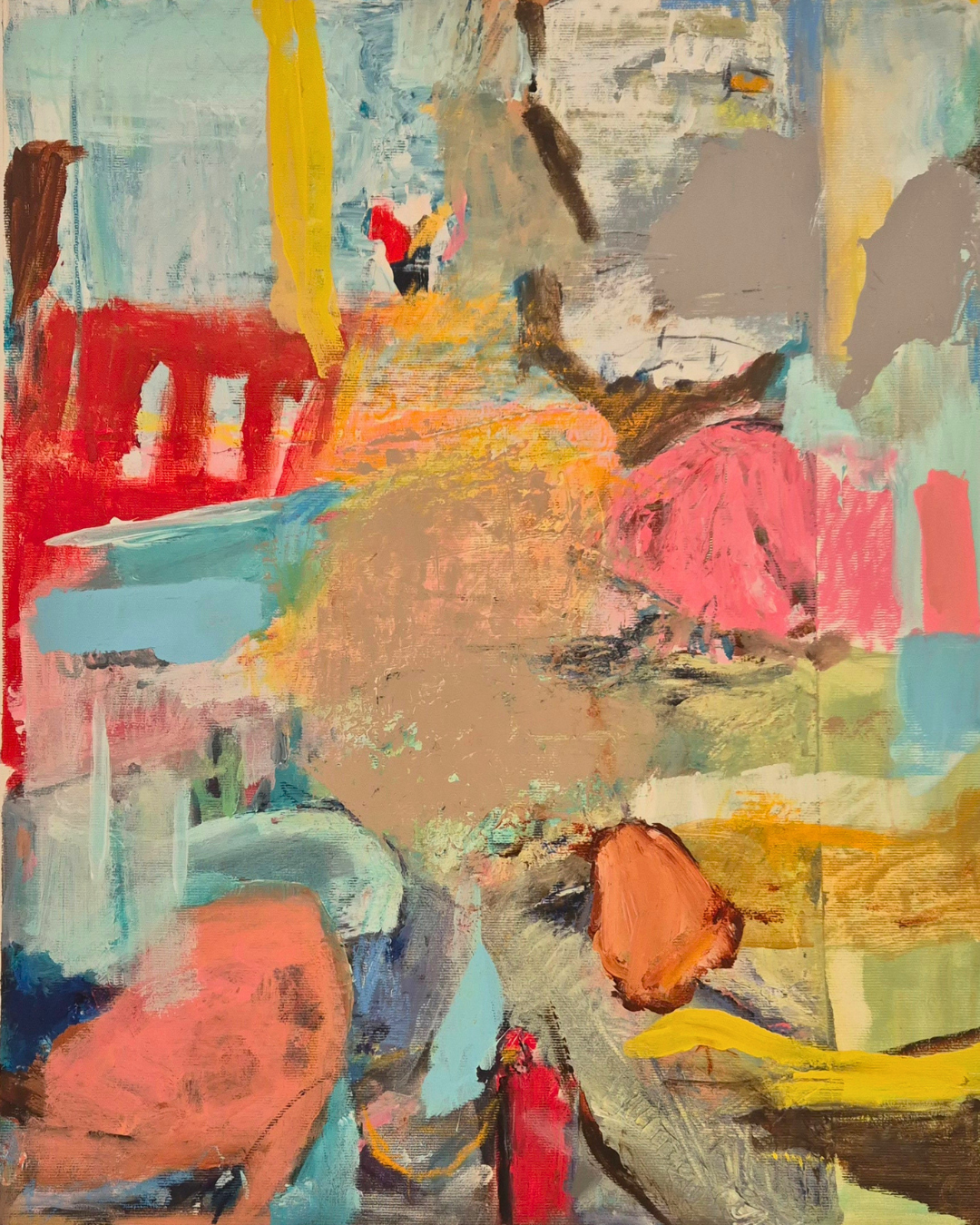 Untitled, 2022. Acrylic on Canvas, 55 × 45 cm
