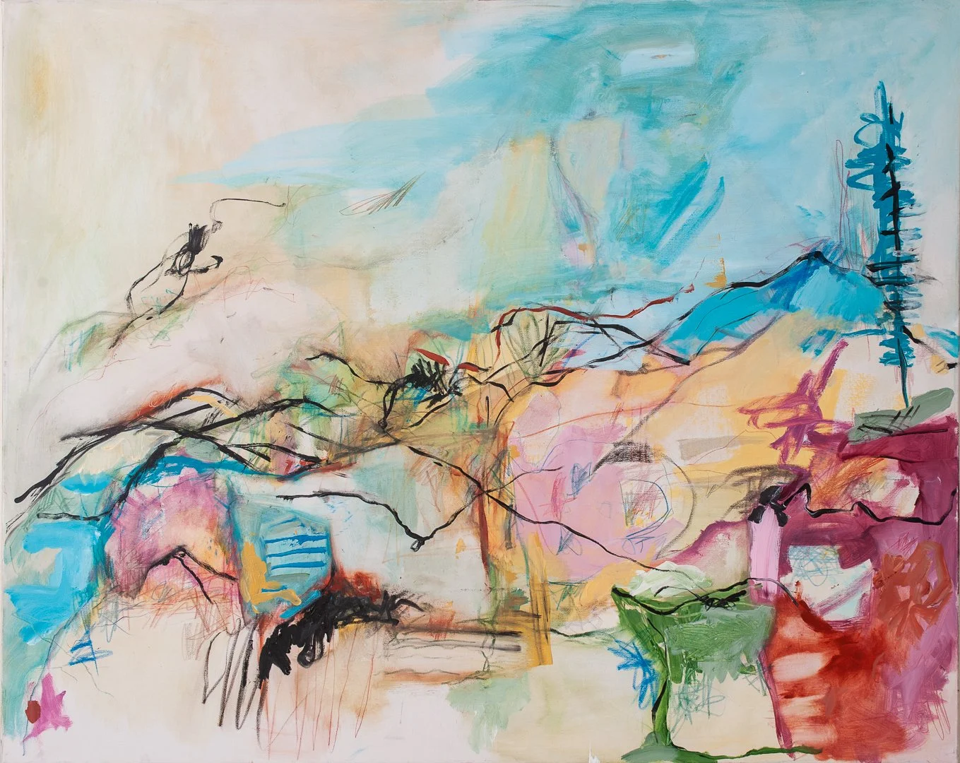 Untitled, 2020. 100x80 cm, Acrylic on  Canvas SOLD !