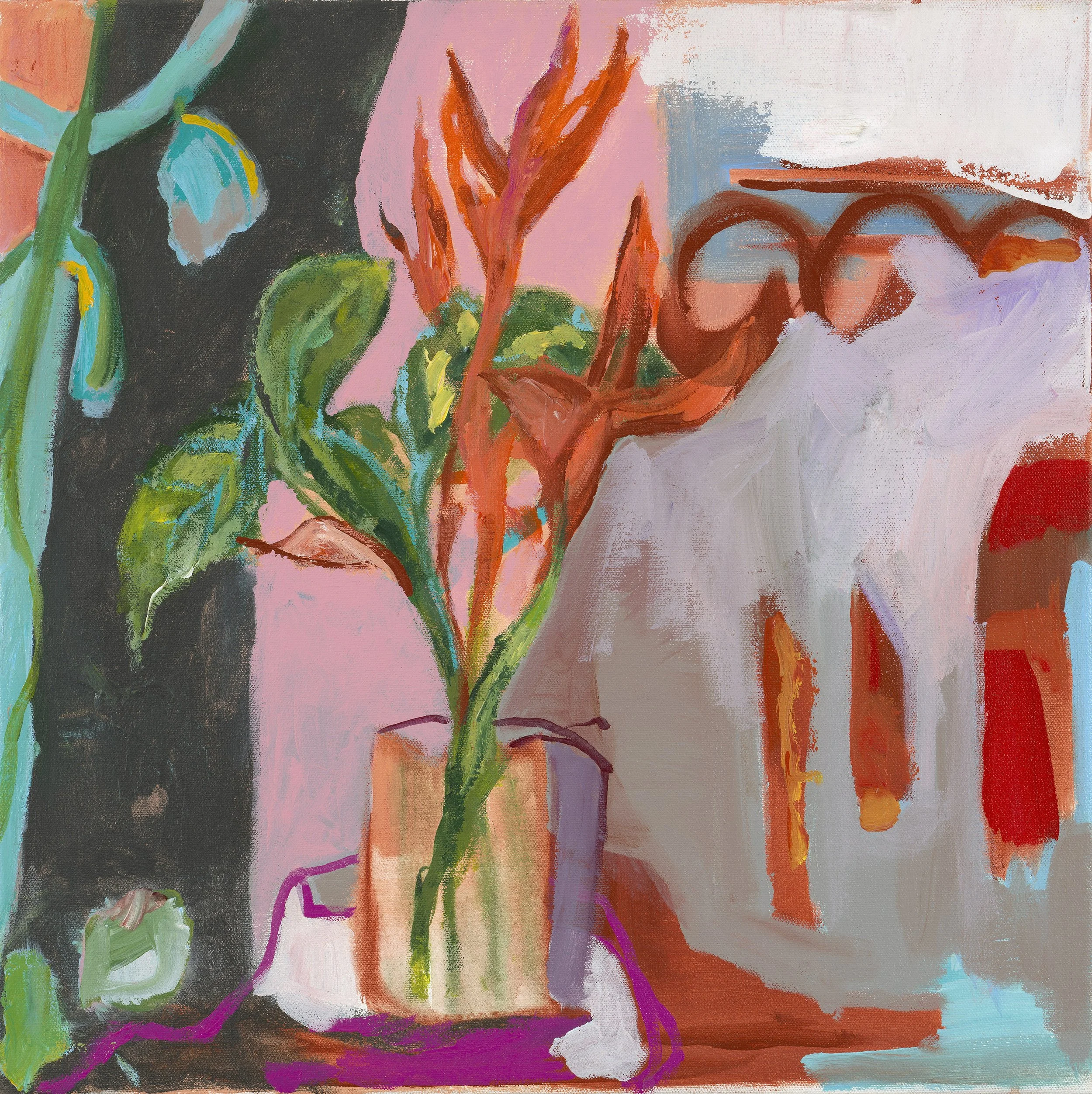 Bird of Paradise, 2025. 50×50 cm, Acrylic on Canvas