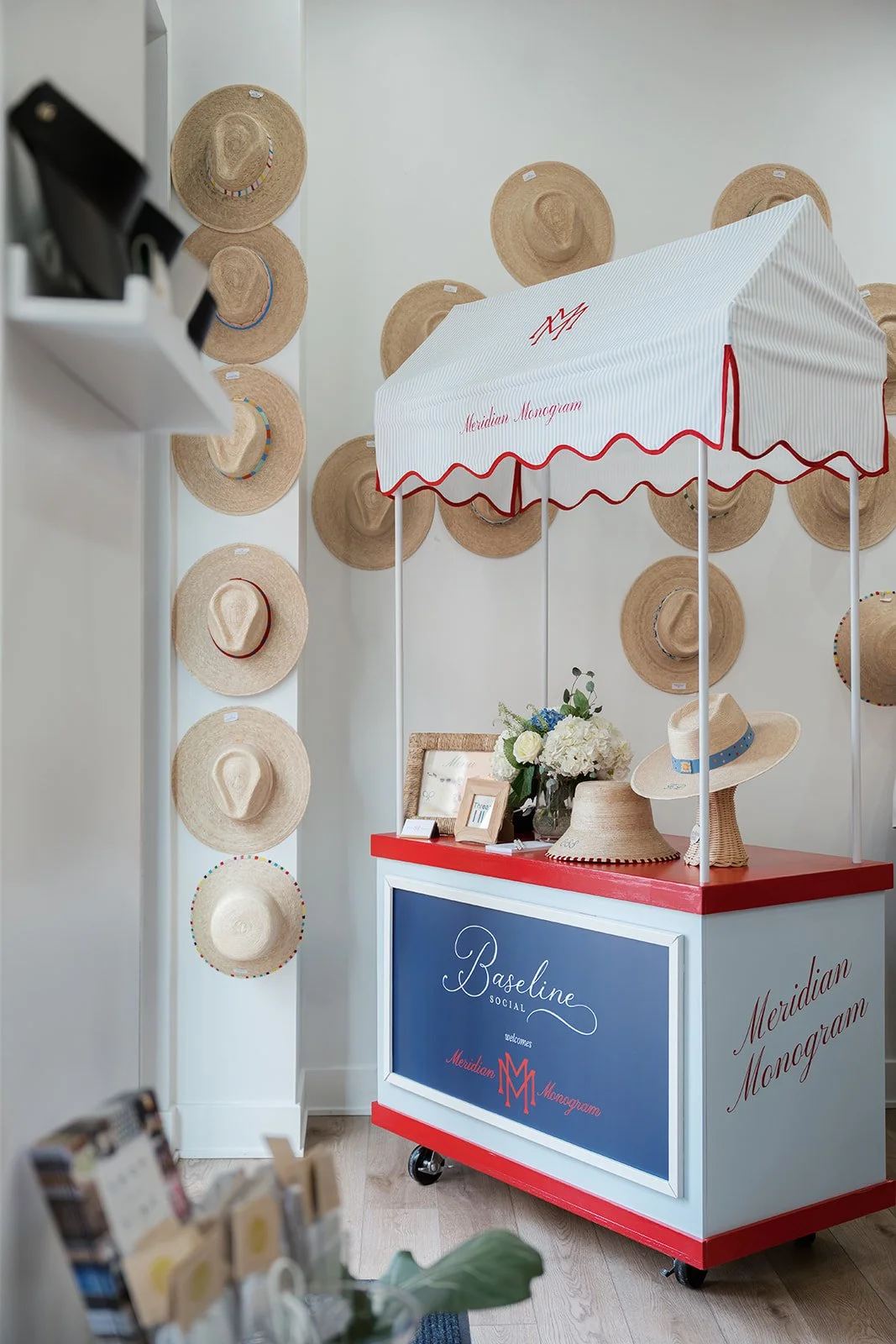 mobile embroidery cart