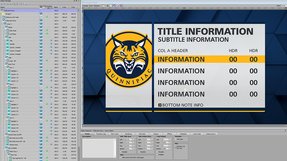 Sports Fullscreen Graphic