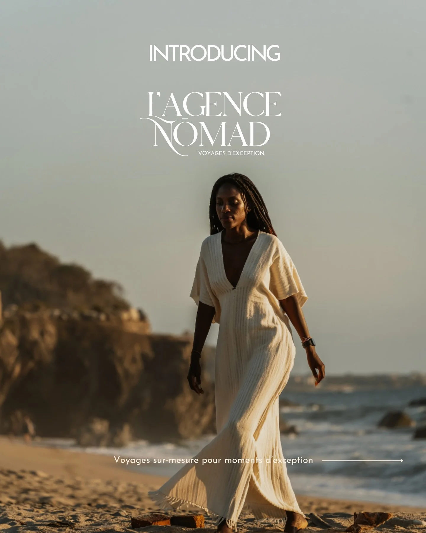 Aujourd&rsquo;hui, une nouvelle aventure commence.

L&rsquo;Agence Nōmad est n&eacute;e d&rsquo;une conviction simple :
les voyages les plus marquants sont ceux qui sont pens&eacute;s pour vous.
Nous cr&eacute;ons des exp&eacute;riences sur-mesure po