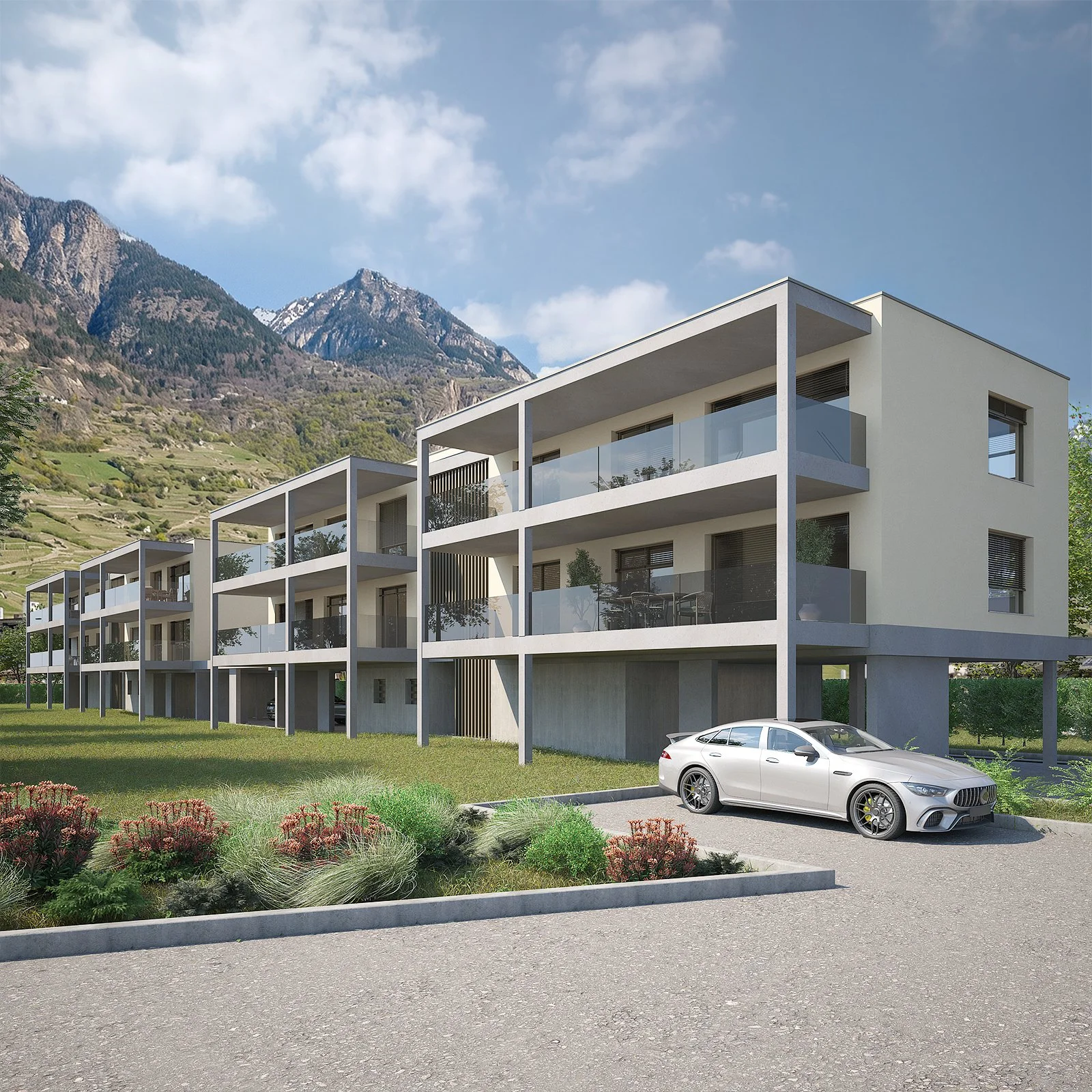 Video, Construction de deux immeubles résidentiels, Fully