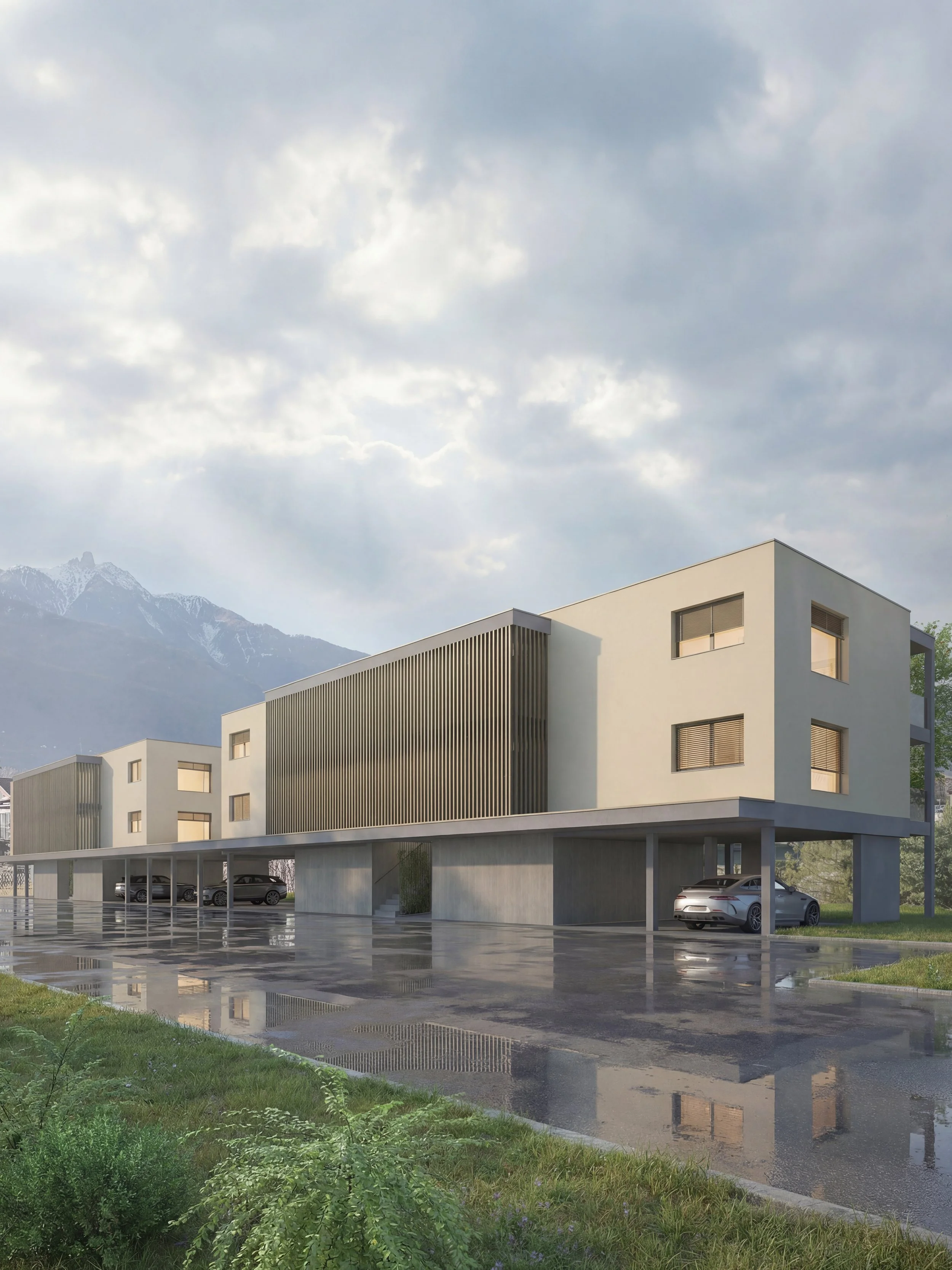 Video, Construction de deux immeubles résidentiels, Fully