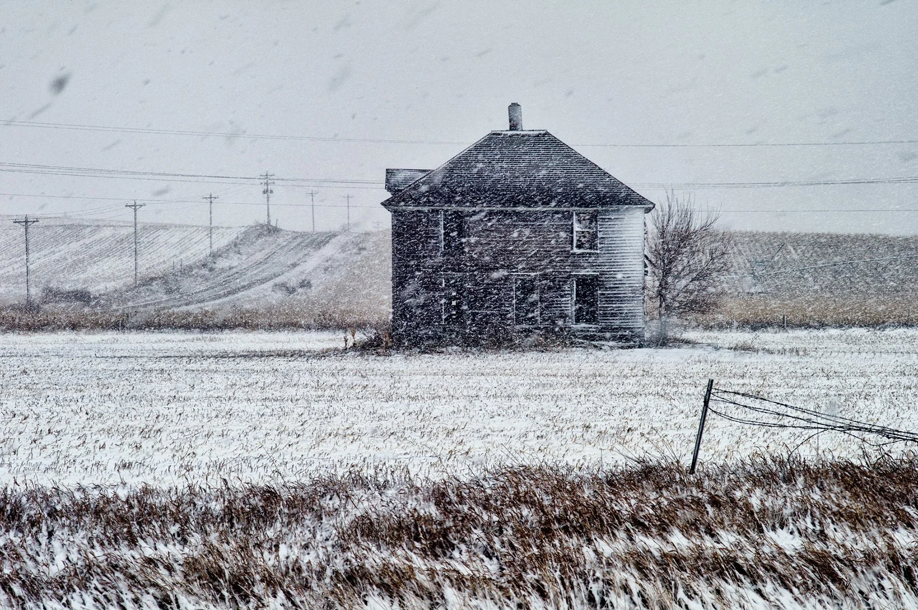 House, Nebraska • From the project What Remains, Americas Longest Road • 20" x 30" Pigment on paper