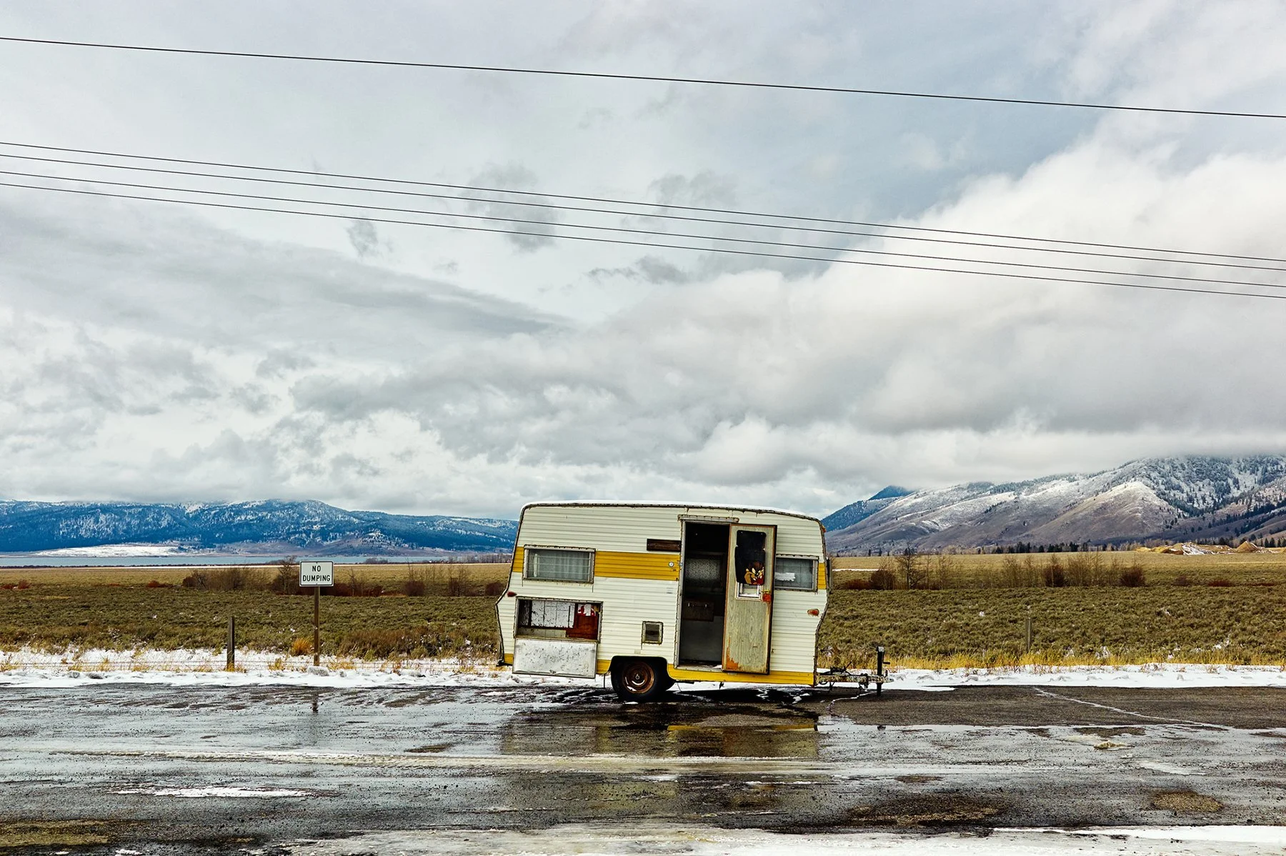 Camper • From the project What Remains, Americas Longest Road • 20" x 30" Pigment on paper