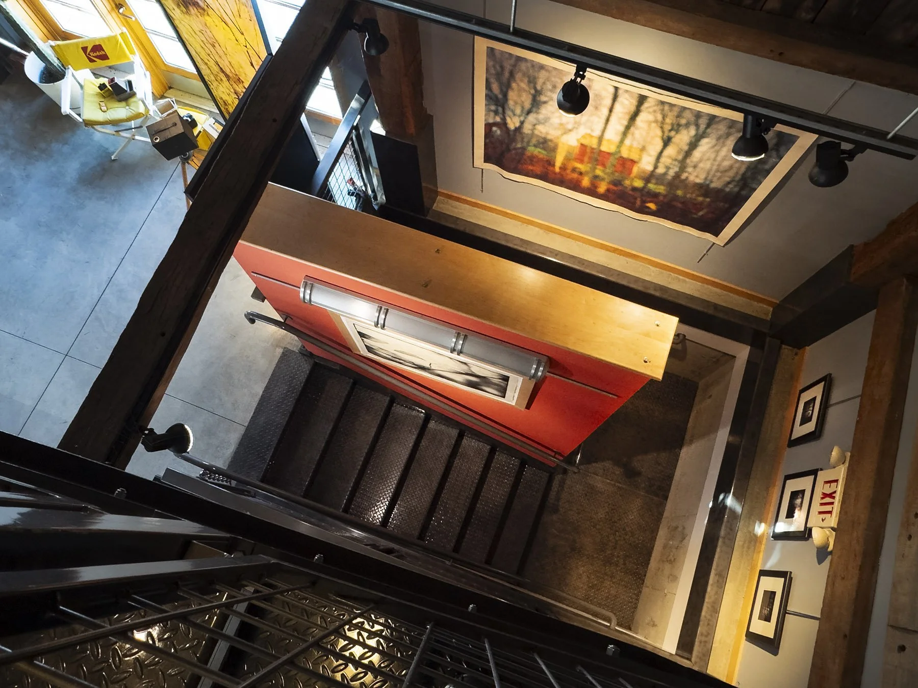 Stairwell to lower level