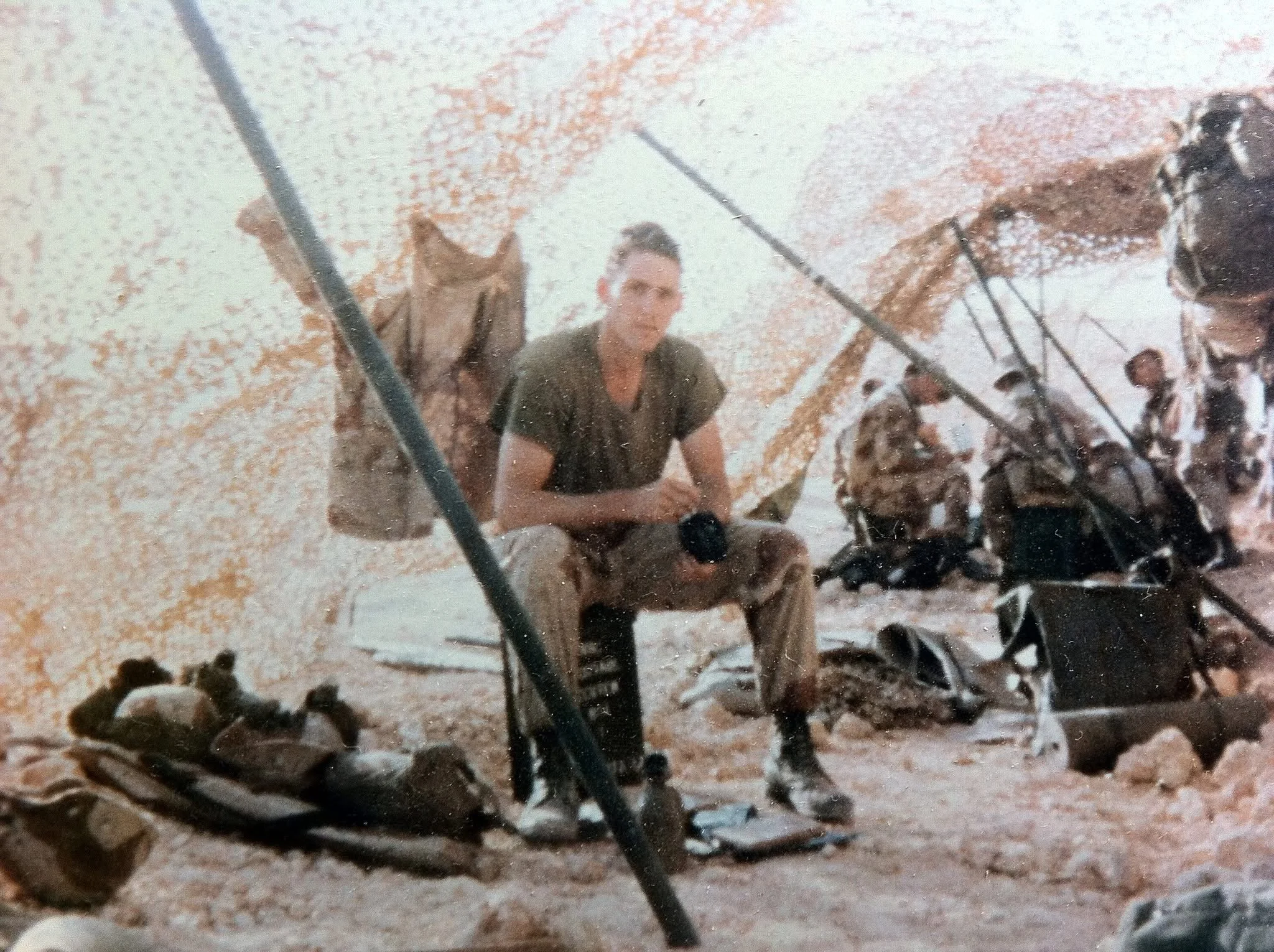Schaub in the Gulf War as a US Marine