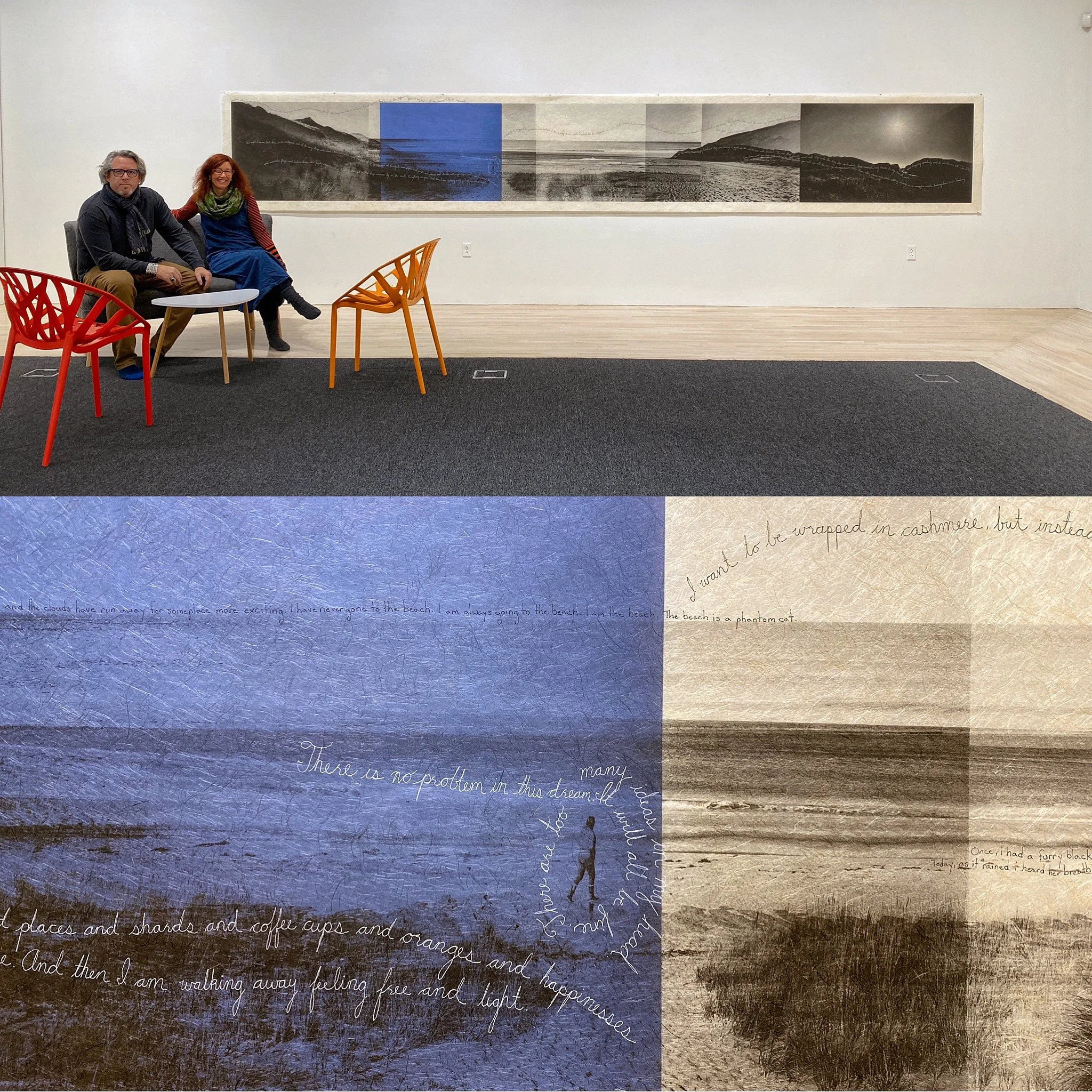 My Phantom Cat • 38" x 248" Pigment on Japanese Kinwashi • 2021
