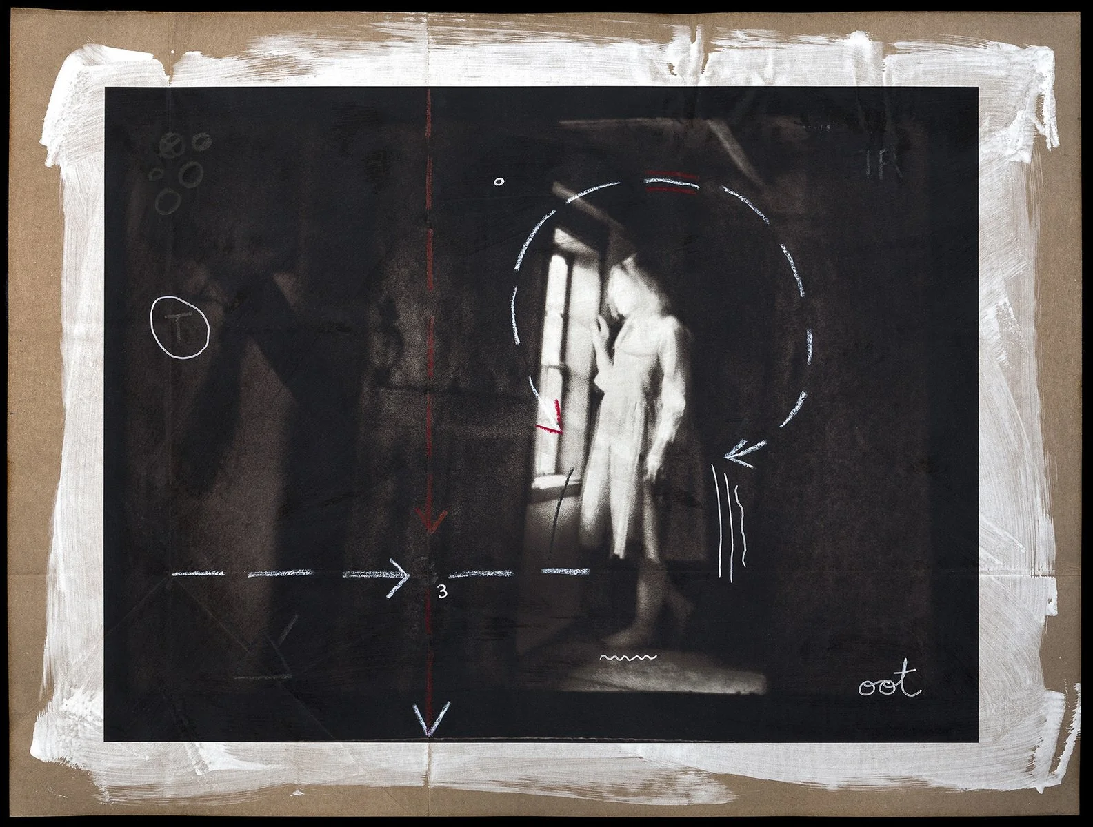 oot • Pigment on hand coated deconstructed paper bag with mark making • 15.5" x 21"
From The 1680 House • 2025