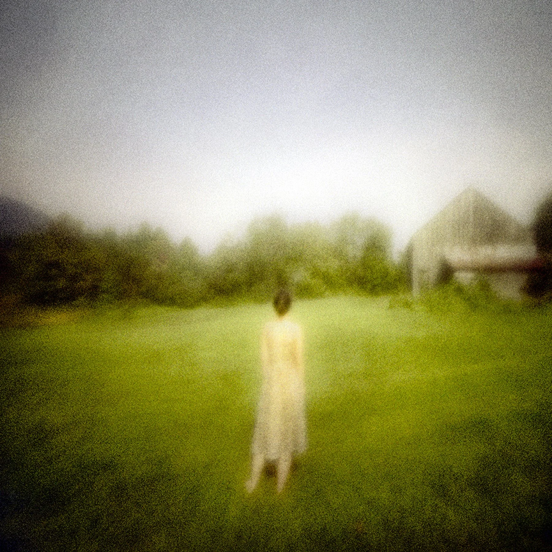 Woman in Dress • 44" x 44" Pigment on Hand Made Amate Paper • 2011